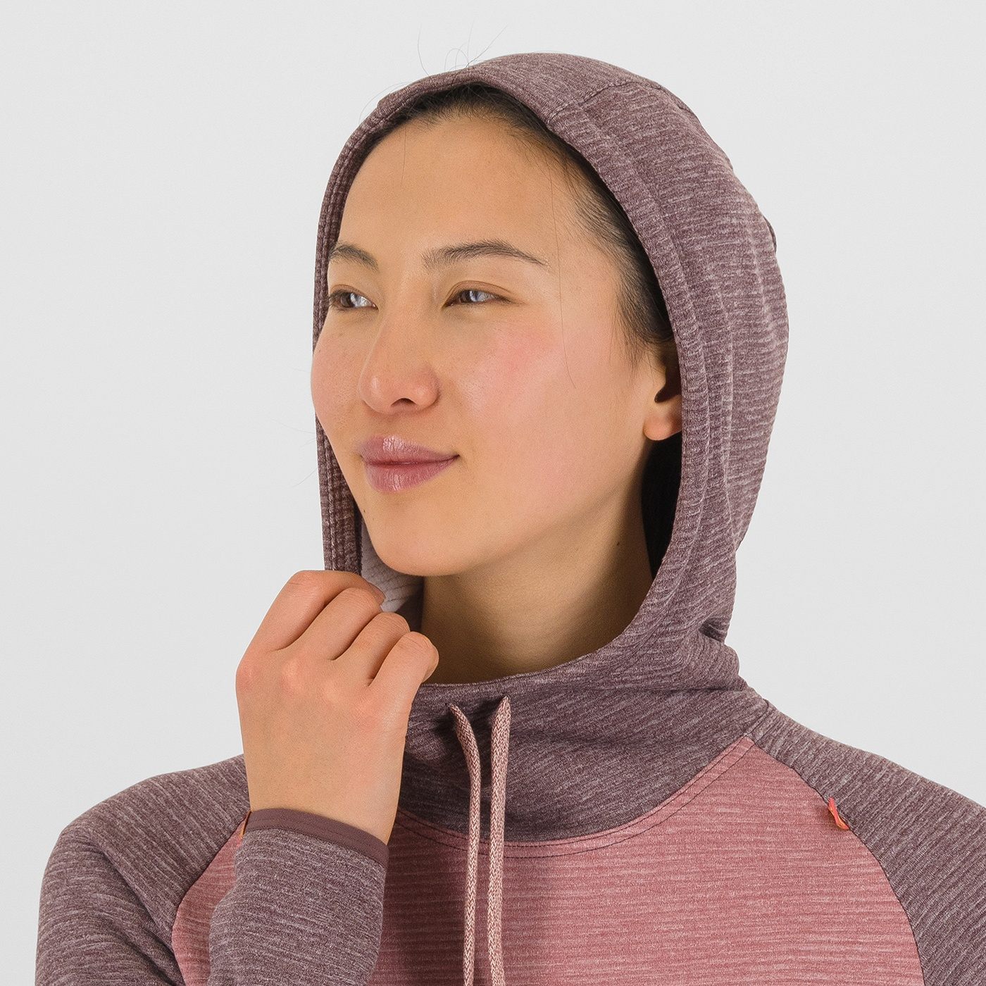 Camoscio w hoodie - deco rose/huckleberry - karpos
