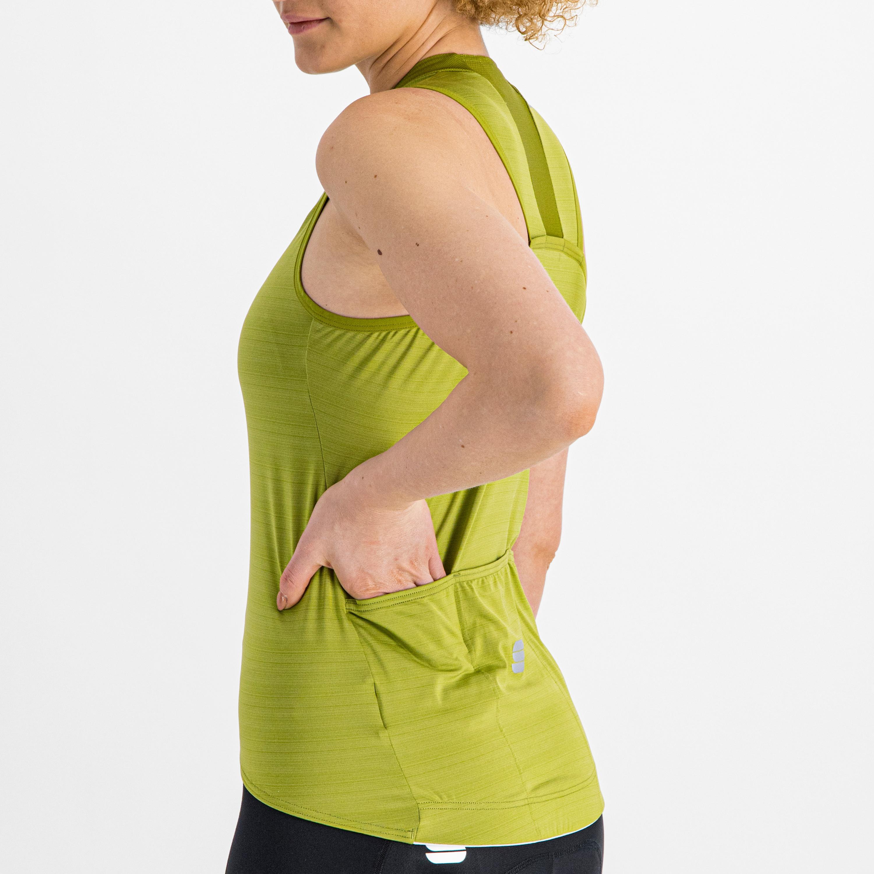 Kelly w sleeveless jersey - guacamole - sportful