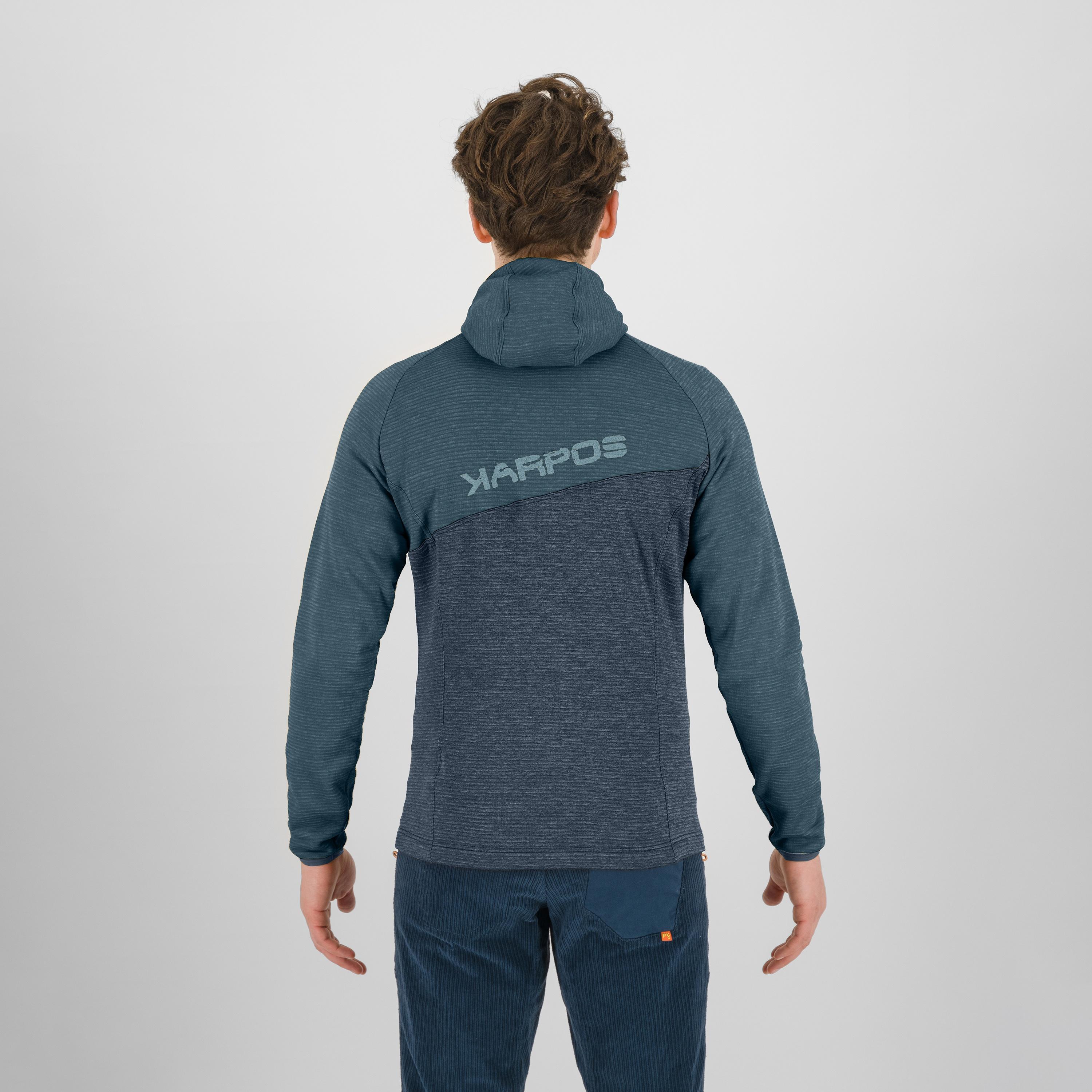 Camoscio full zip hoodie - midnight/stargazer - karpos