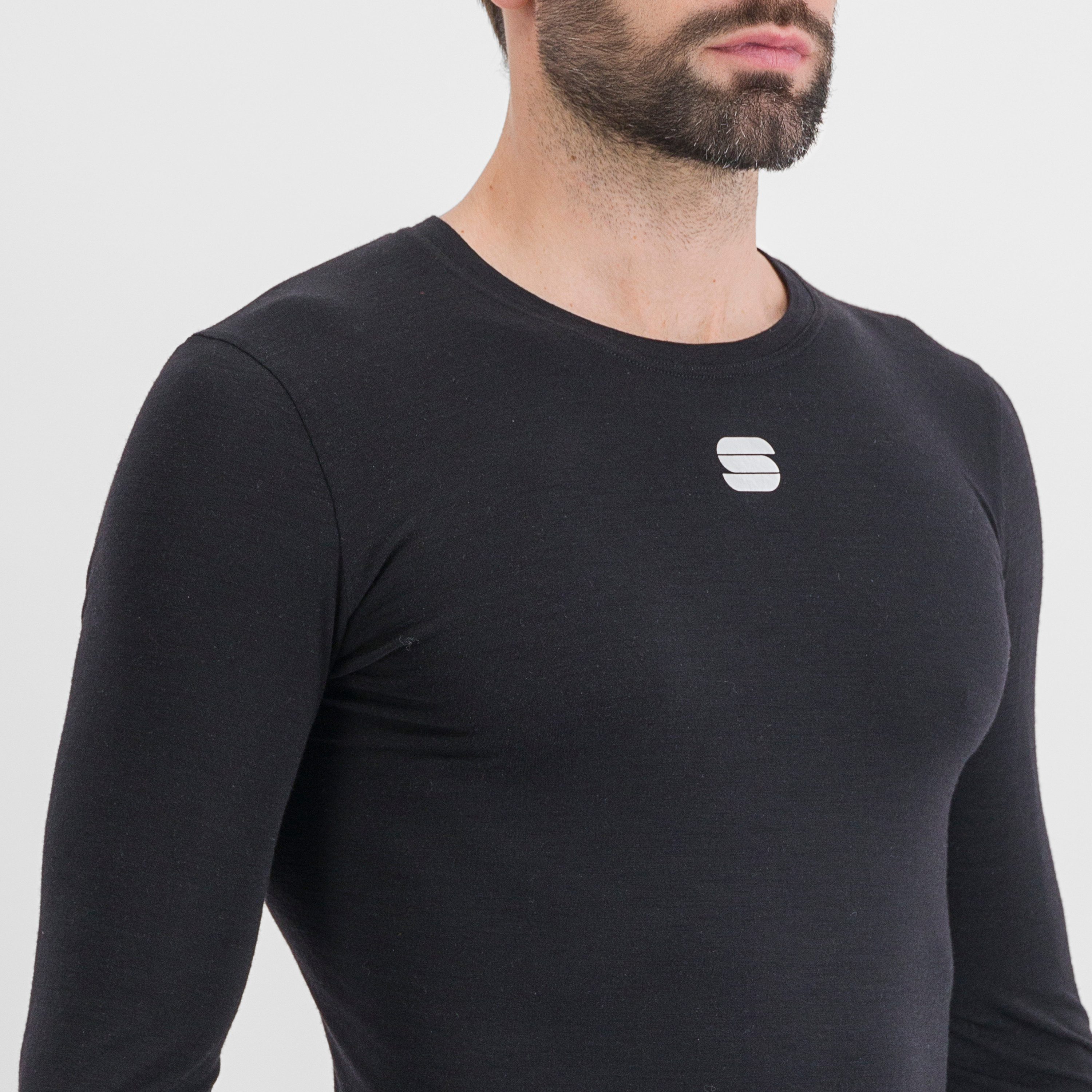 Merino layer tee long sleeves - black - sportful