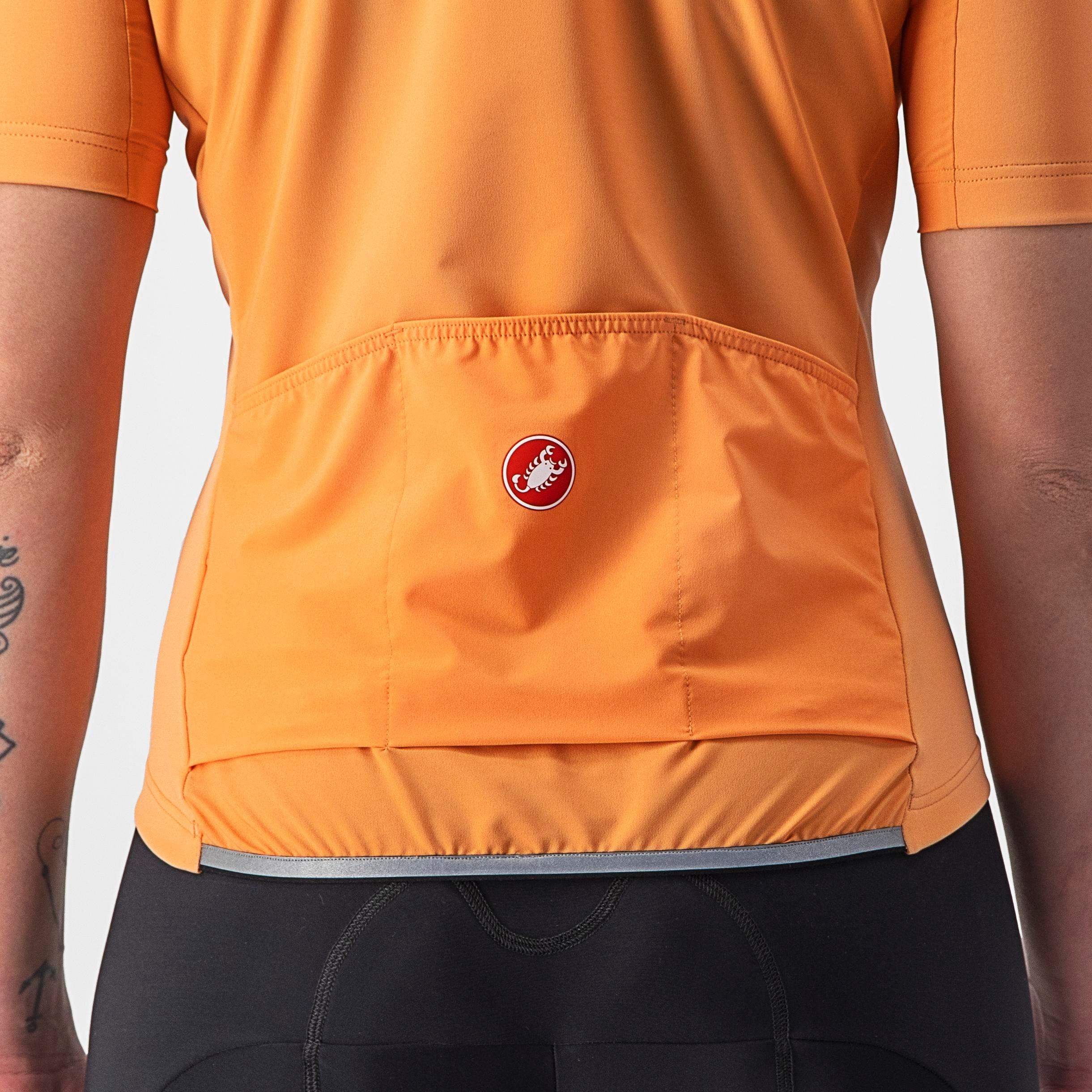 Perfetto ros 2w wind jersey - melon - castelli