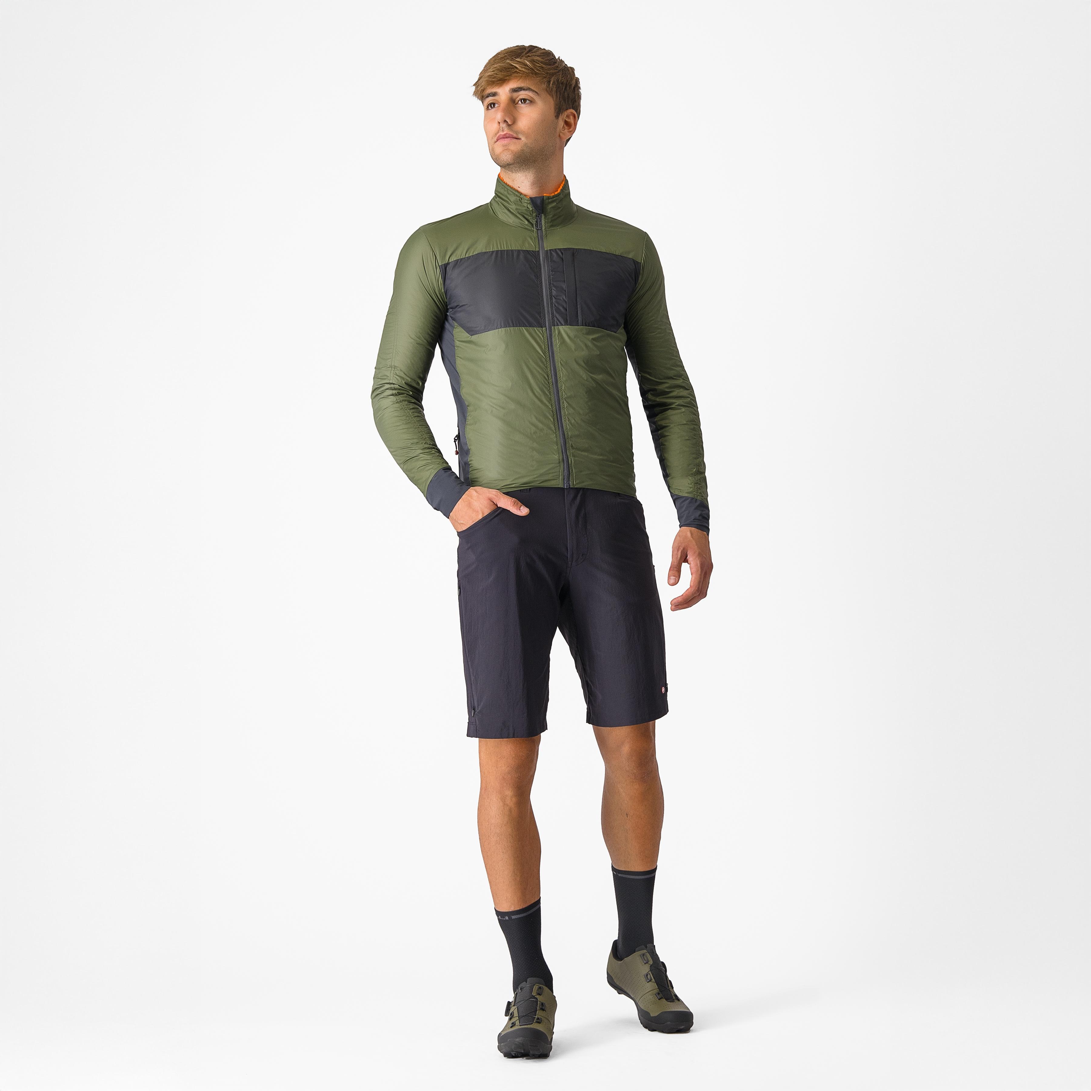 Unlimited puffy jacket - light military green/dark gray - castelli