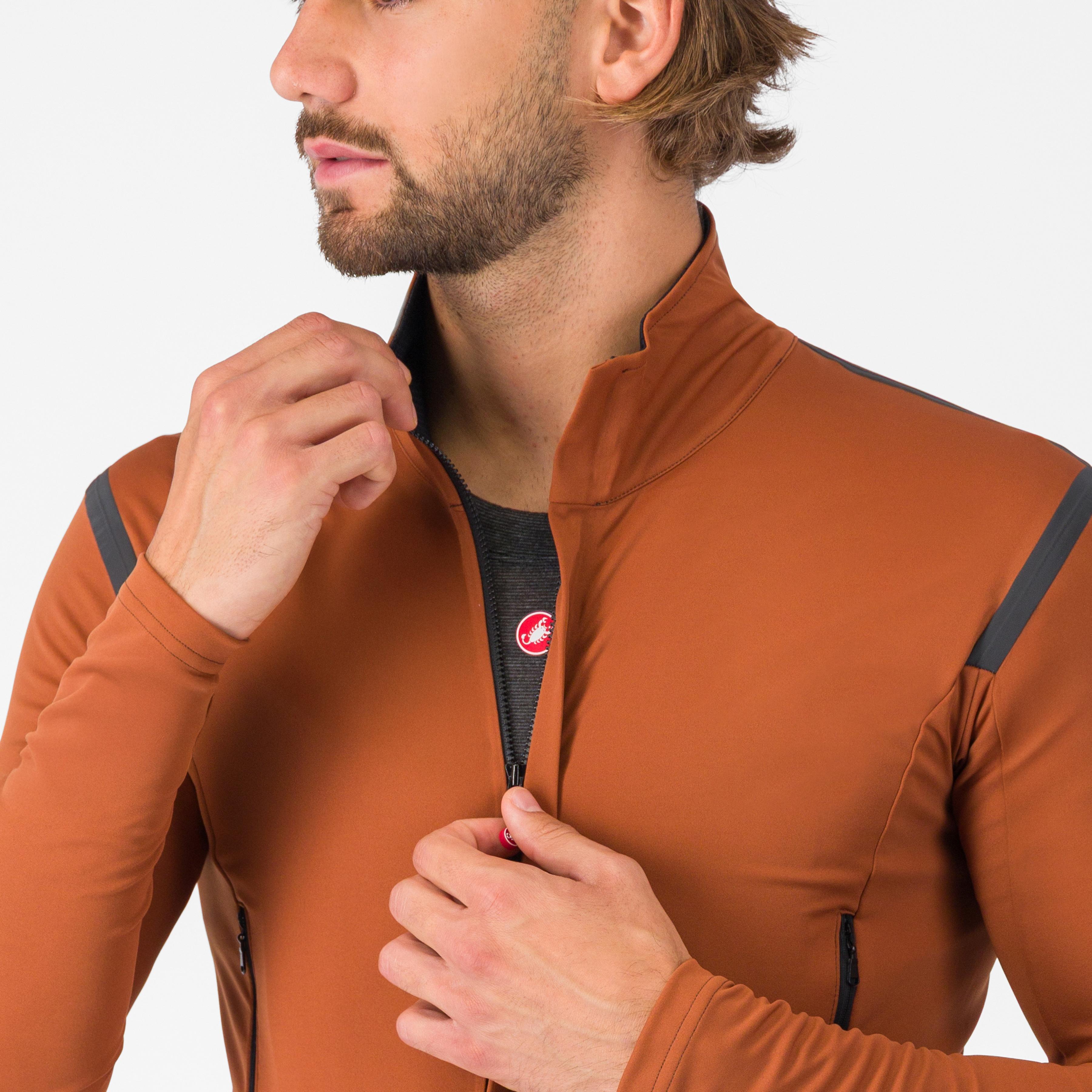 Perfetto ros 3 jacket - mocha/black reflex - castelli