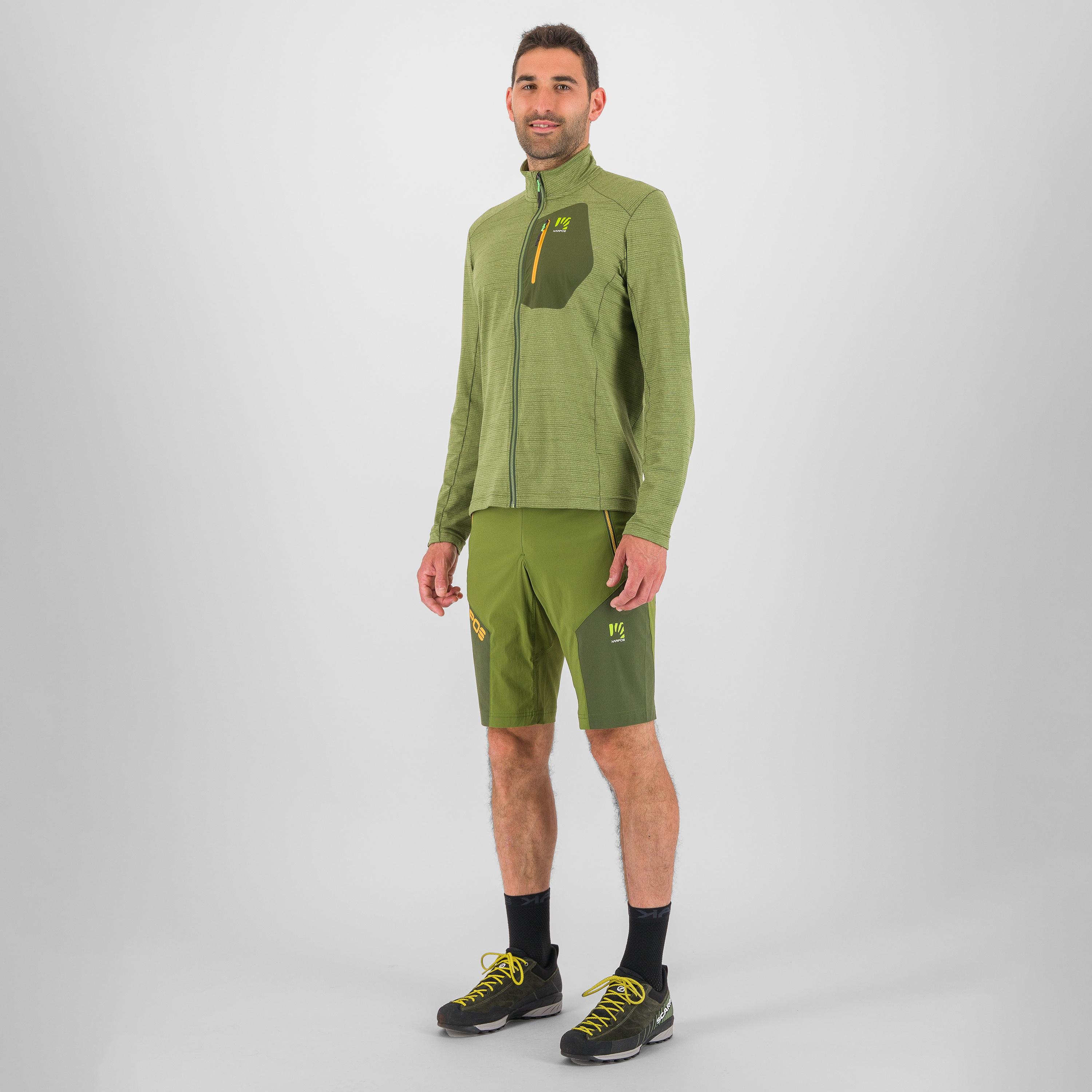 Pomedes t-shirt ls - cedar green - karpos