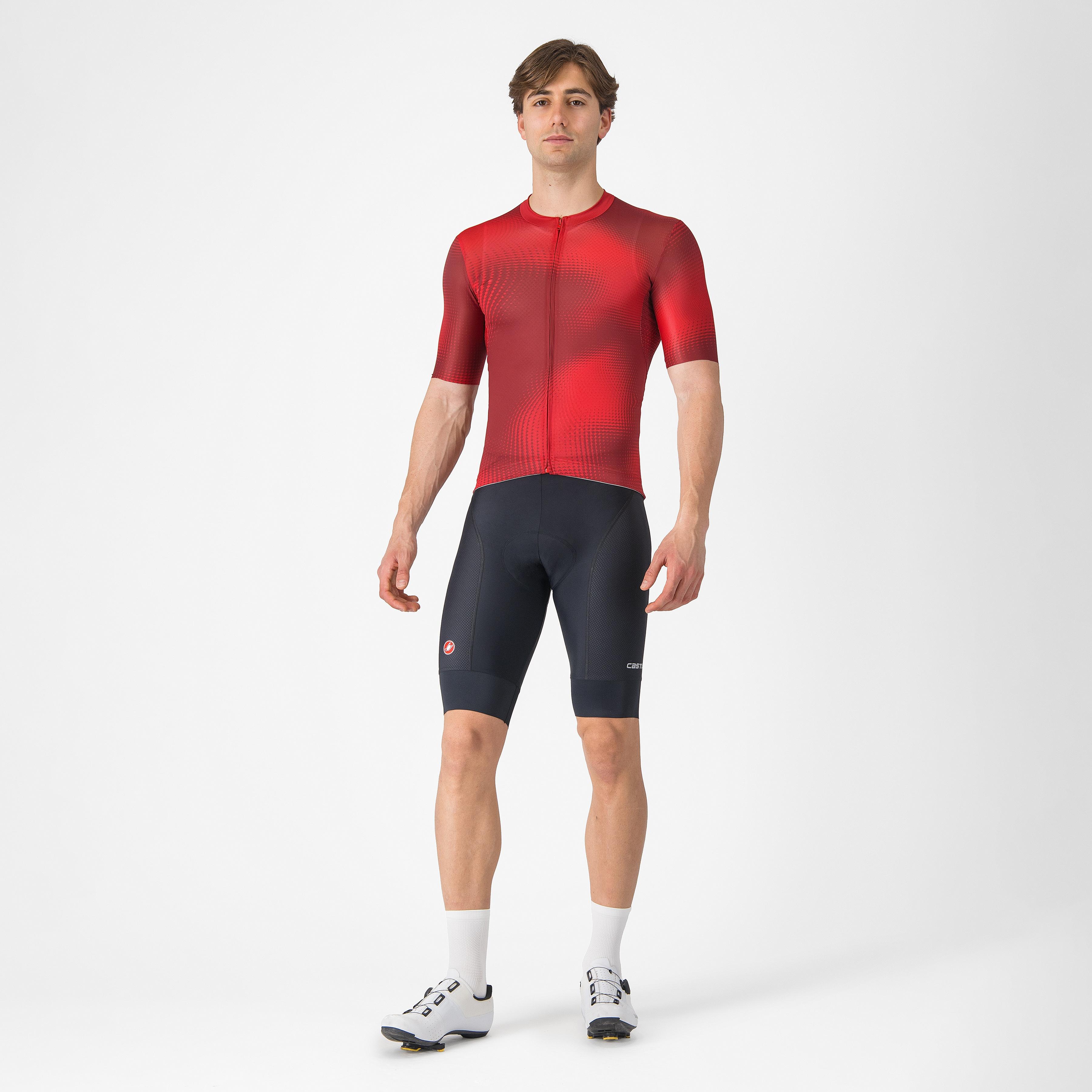 Vortice jersey - red/rich red - castelli