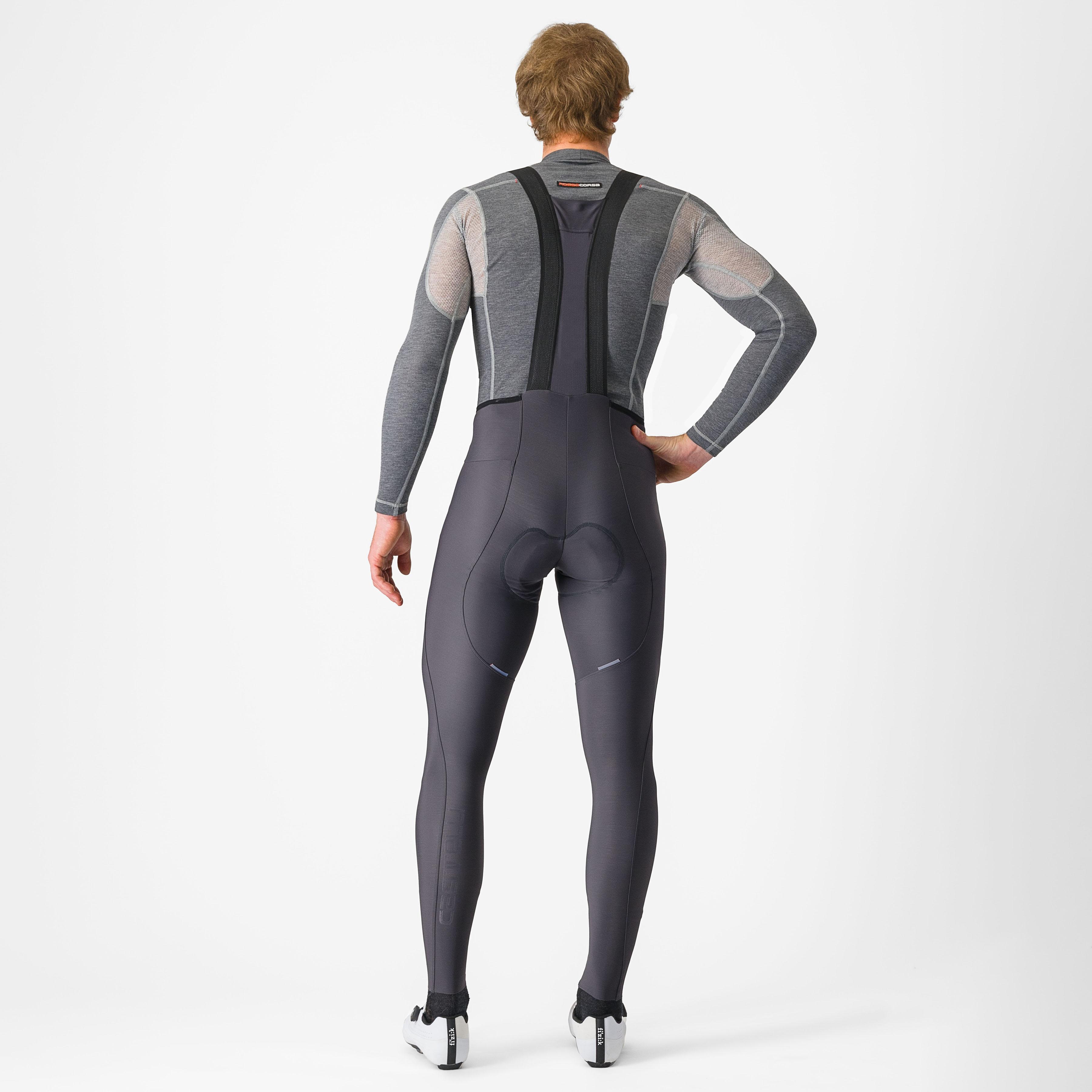 Espresso bibtight - dark gray - castelli