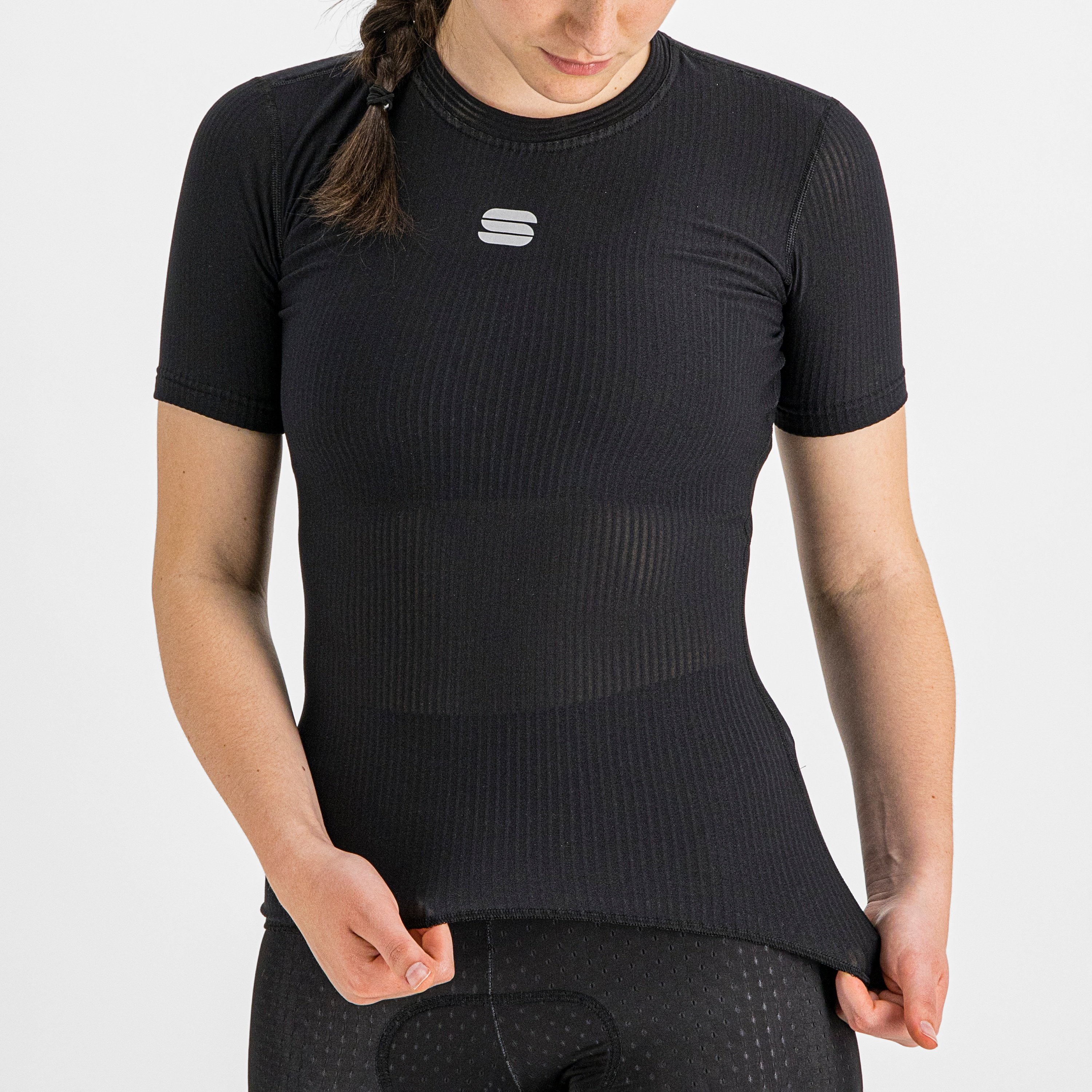 Bodyfit pro woman baselayer short sleeves - black - sportful