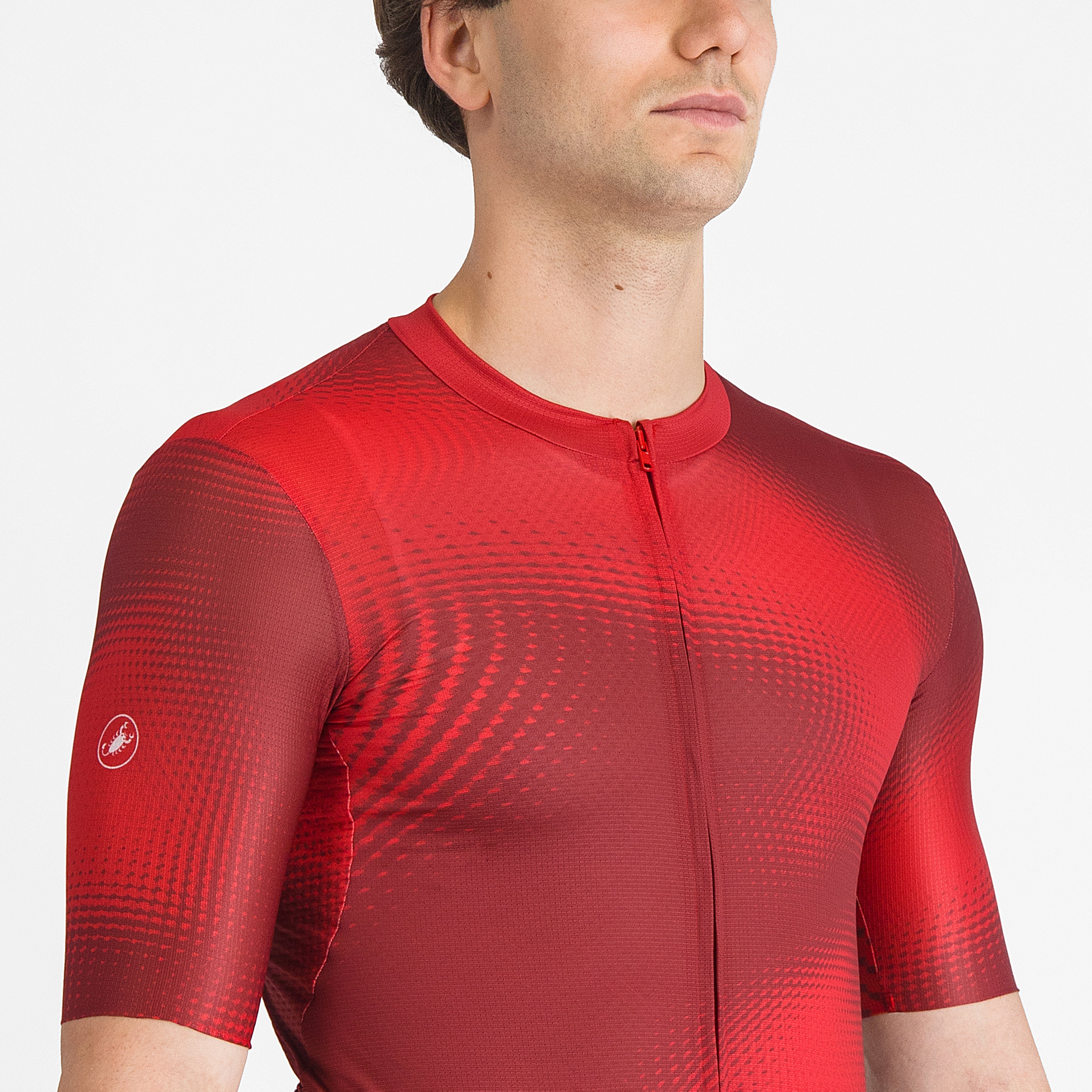 Vortice jersey - red/rich red - castelli