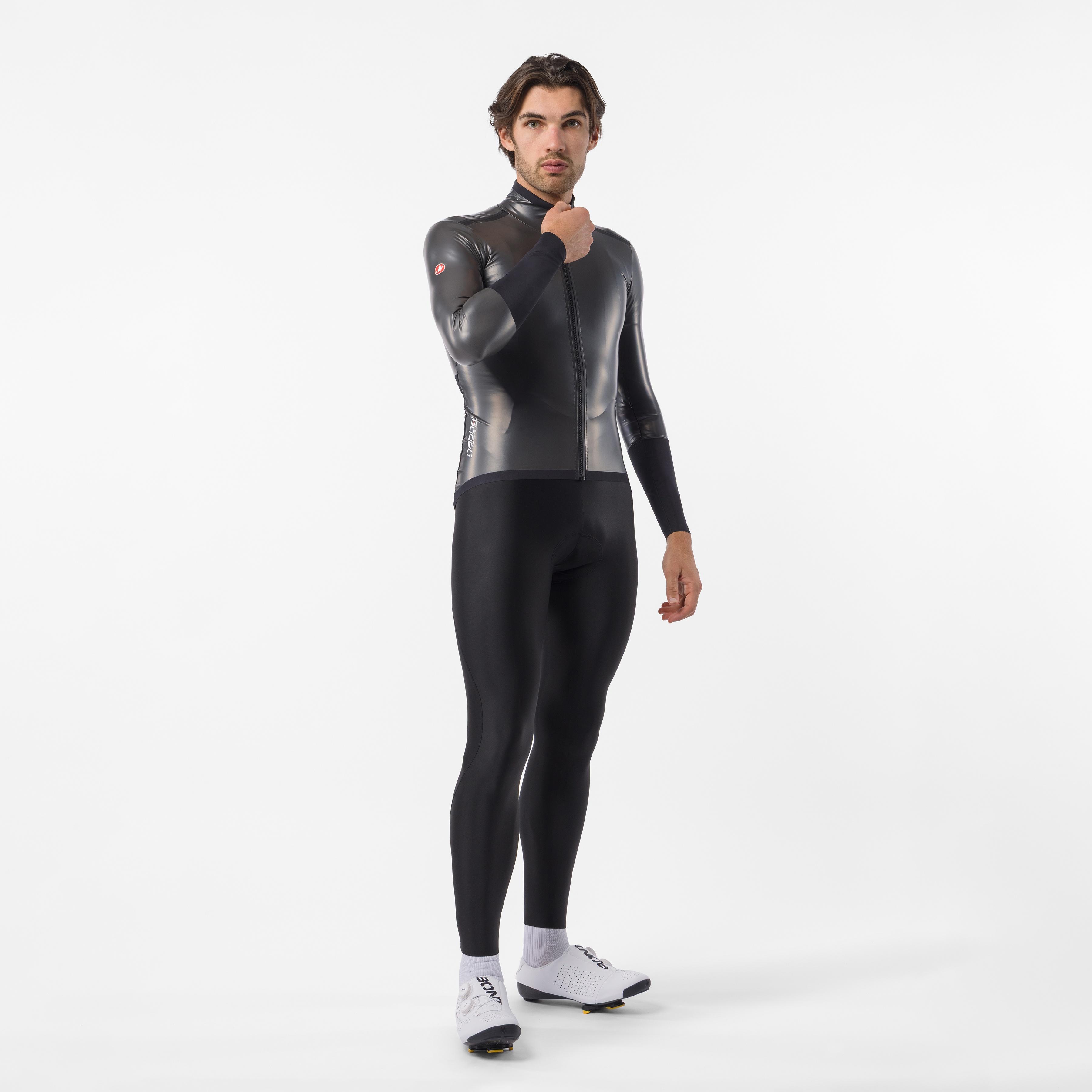 Nano rain bibtight - black - castelli