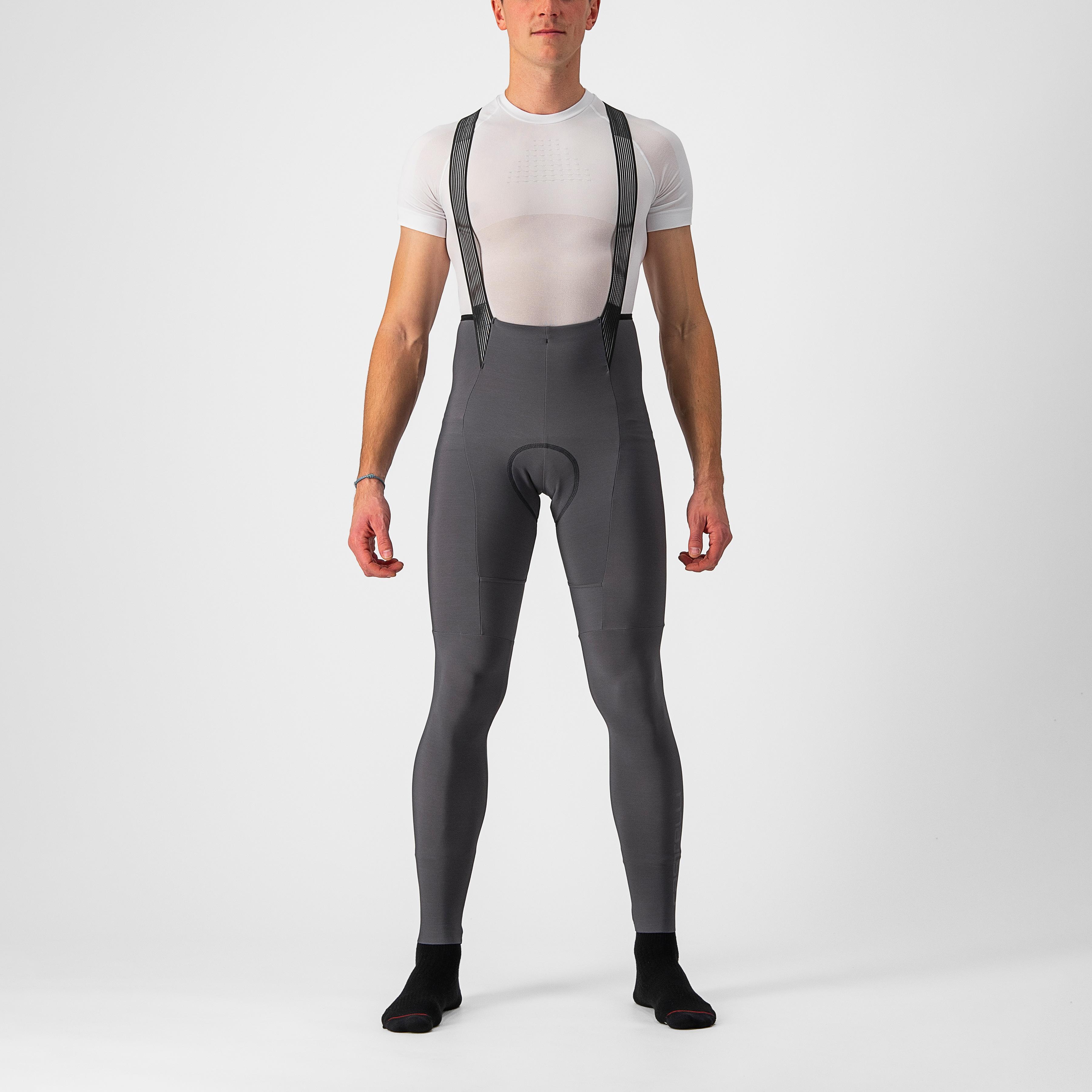 Free aero rc bibtight - dark gray - castelli