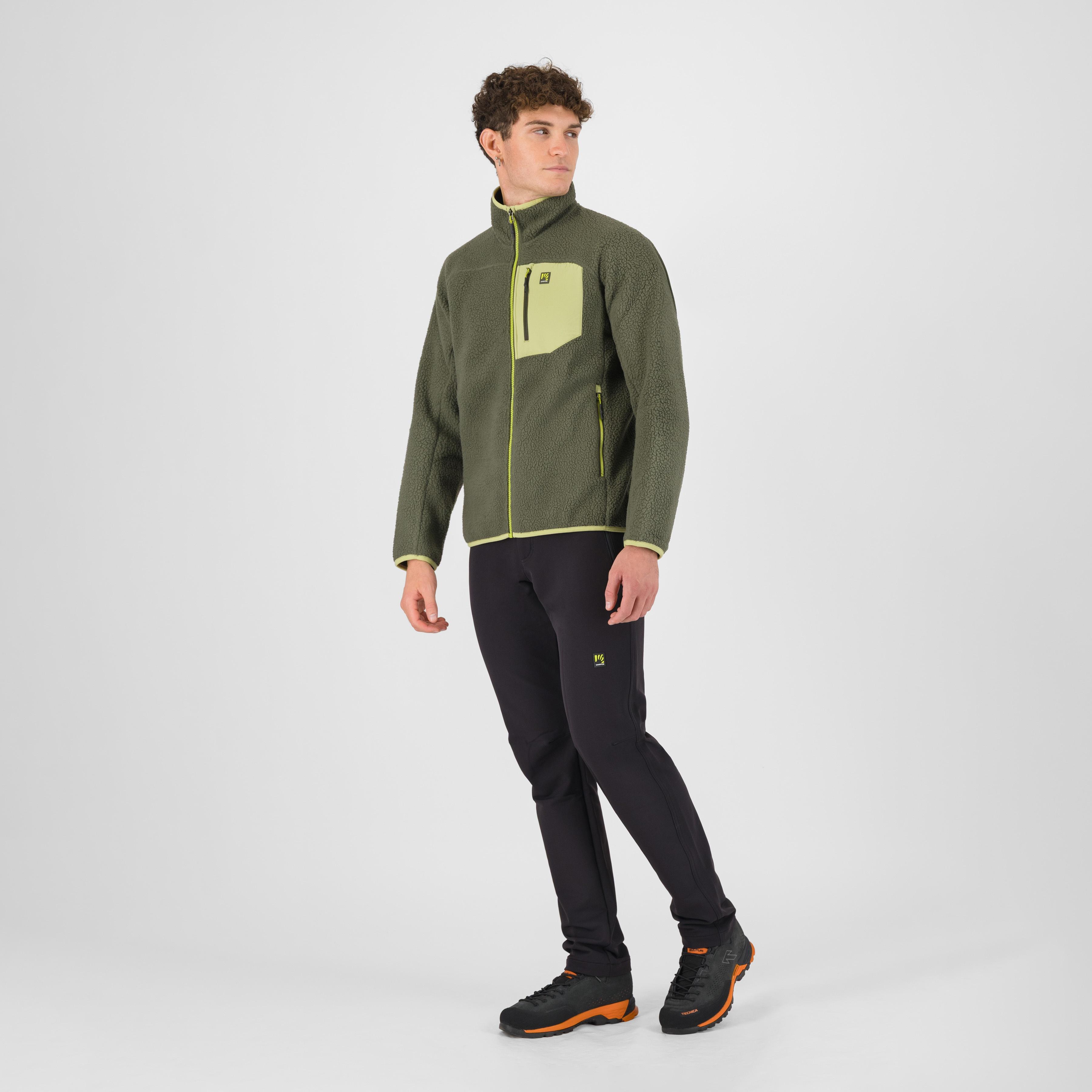 Moiazza retrò fleece - deep depths/tarragon - karpos
