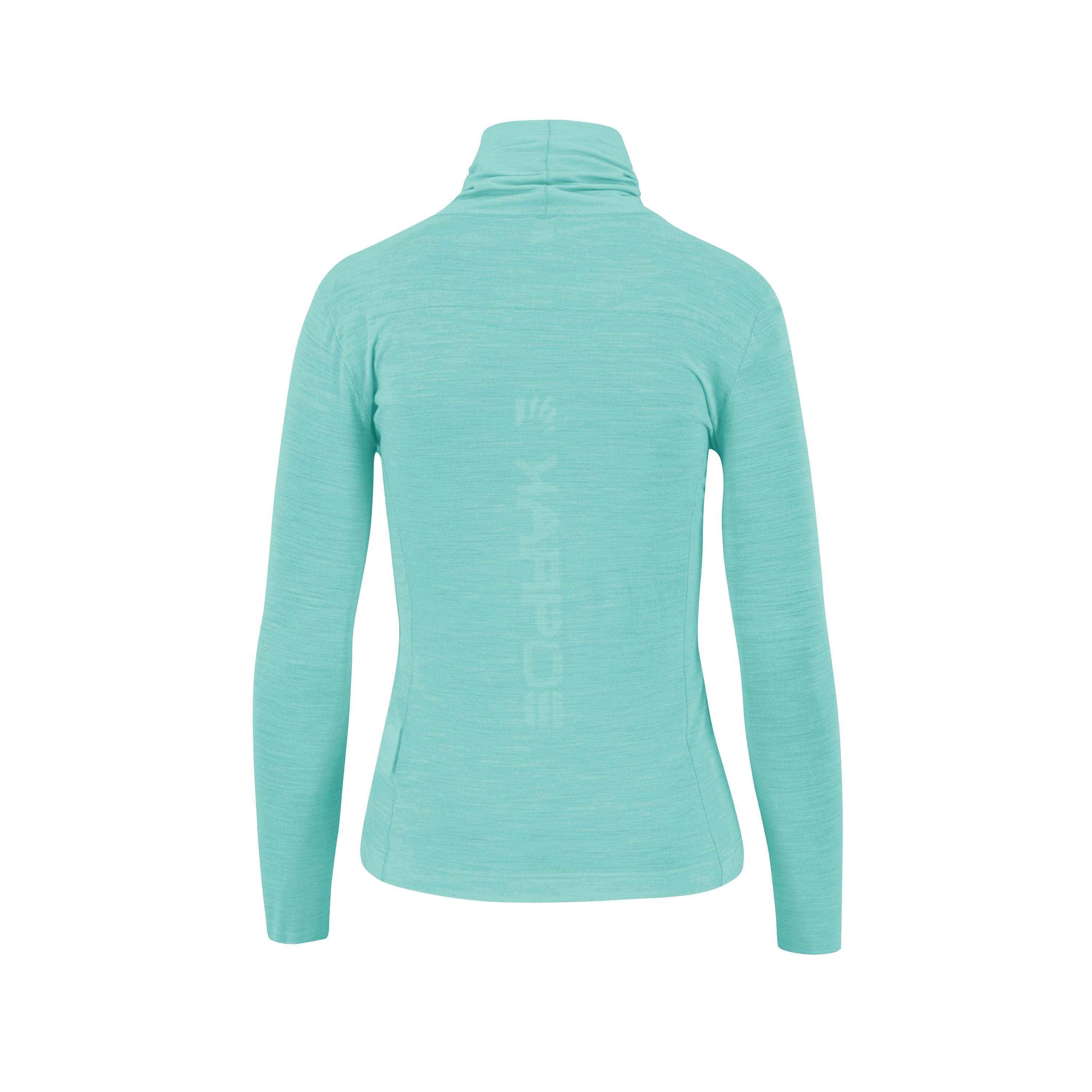 Easyfrizz merino w jersey ls - aqua sky - karpos