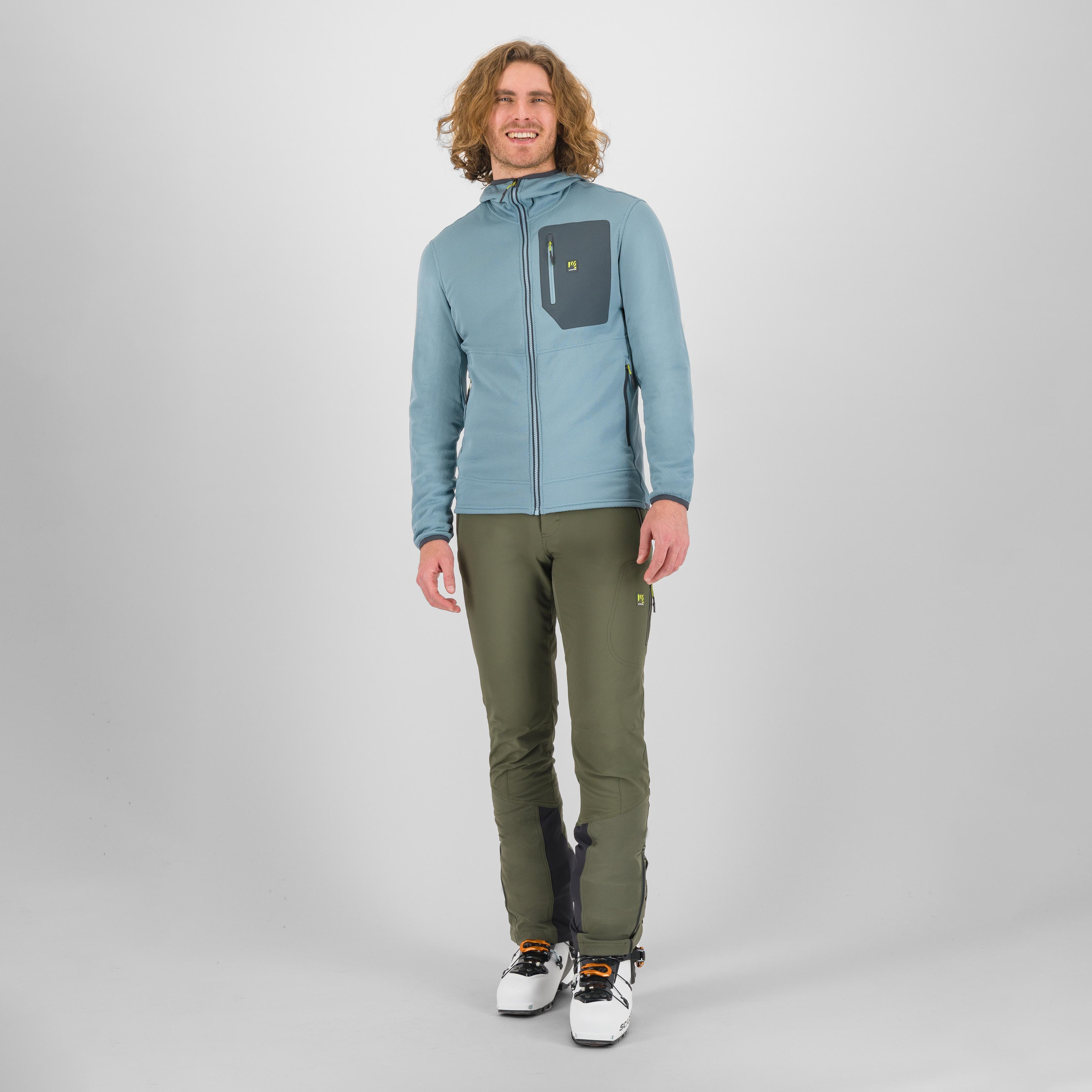 Antermoia hoodie fleece - smoke blue/woodl.gray - karpos