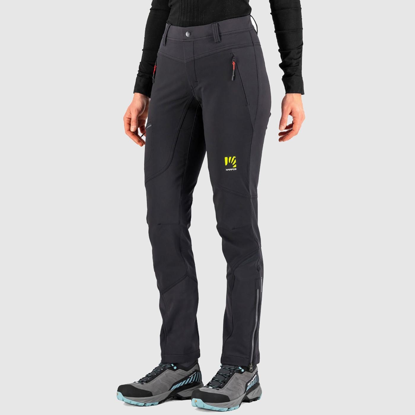 Cevedale evo w pant - black dark grey - karpos