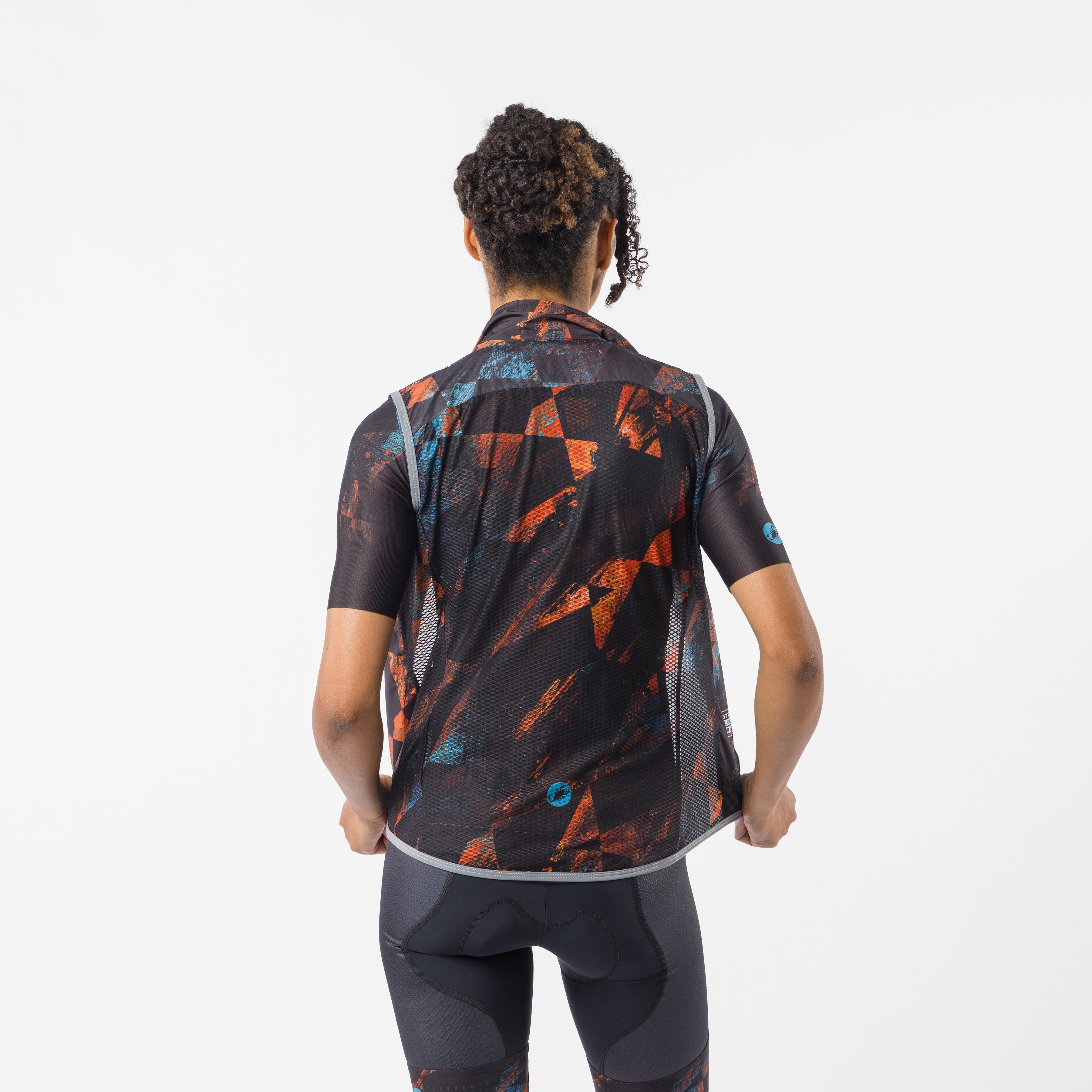 Pro light w wind vest - black zip - castelli