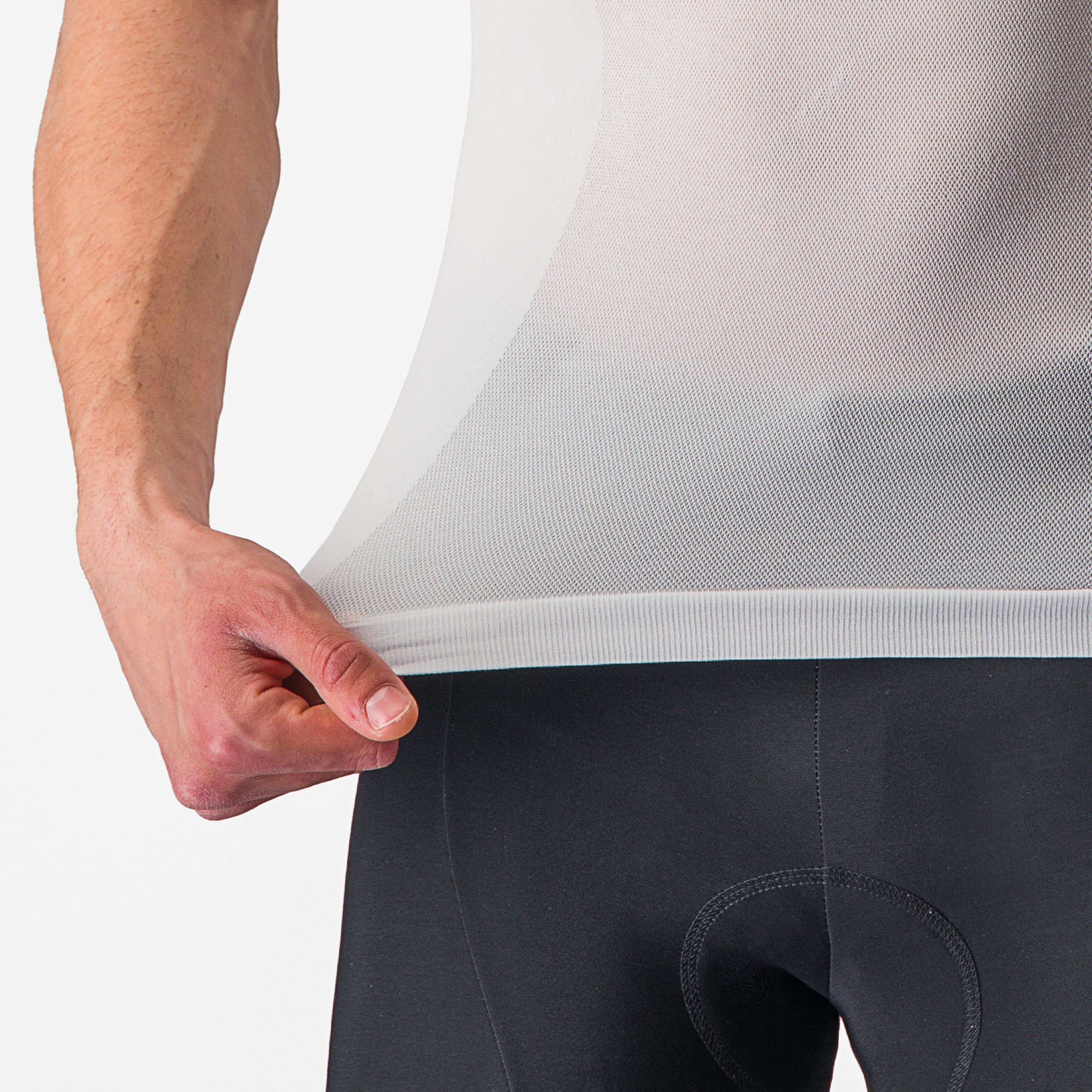 Core seamless base layer ss - white - castelli