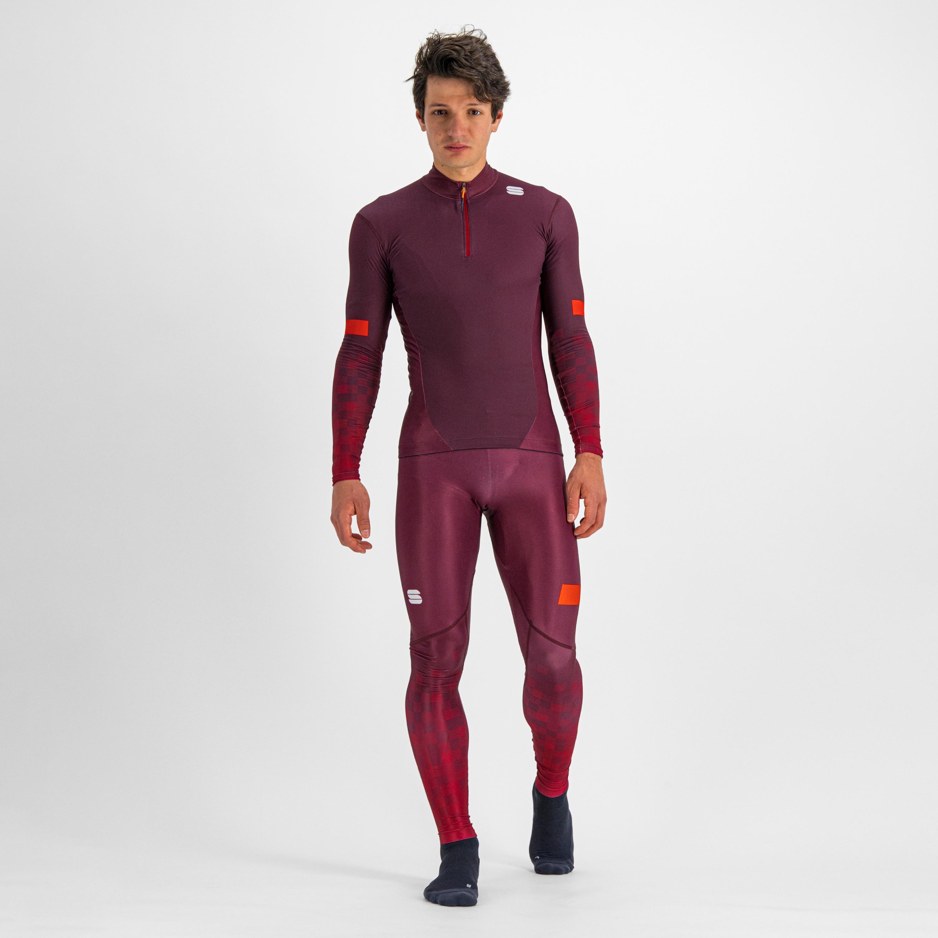 Squadra jersey - red wine / red rumba - sportful