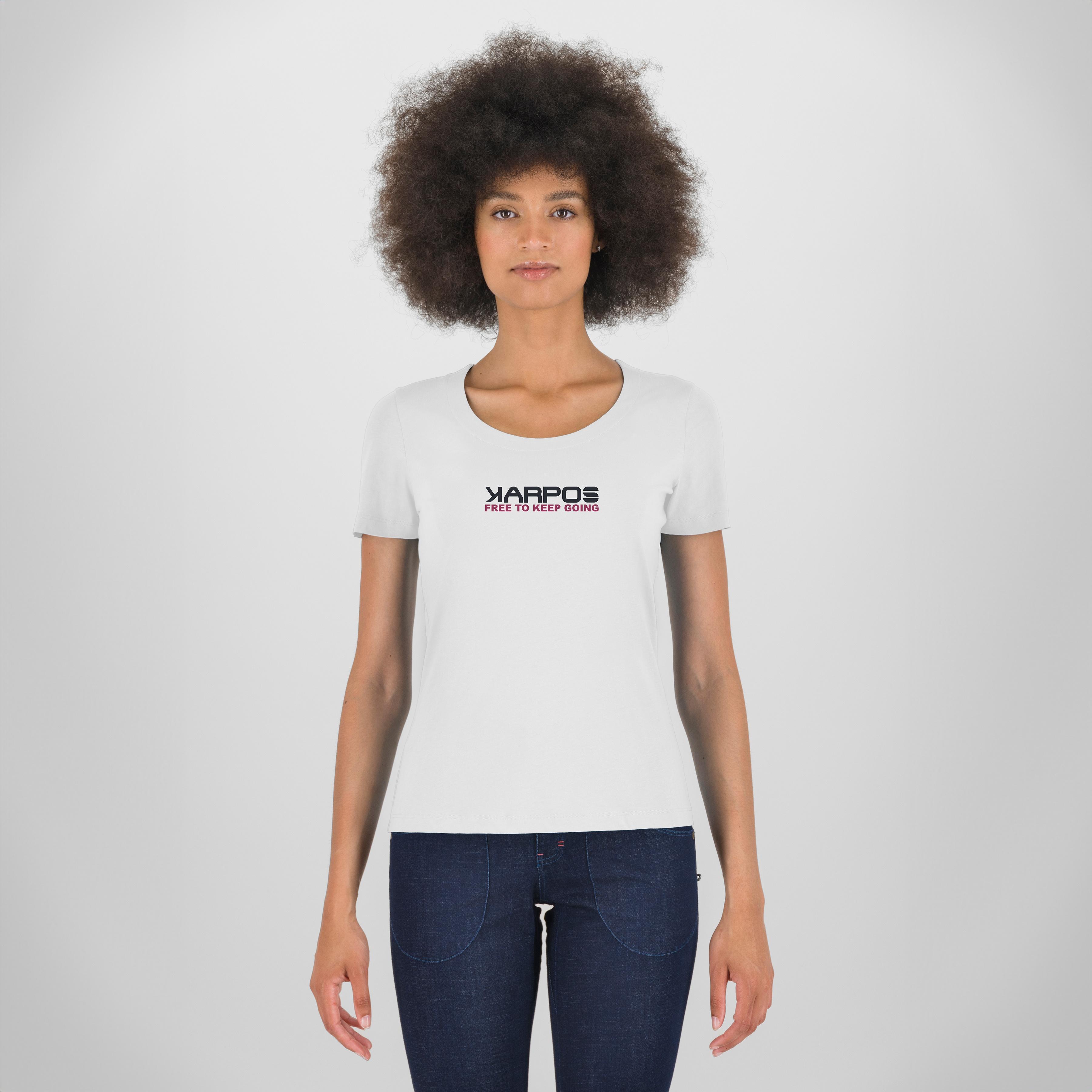 Loma cotton w t-shirt - bright white - karpos