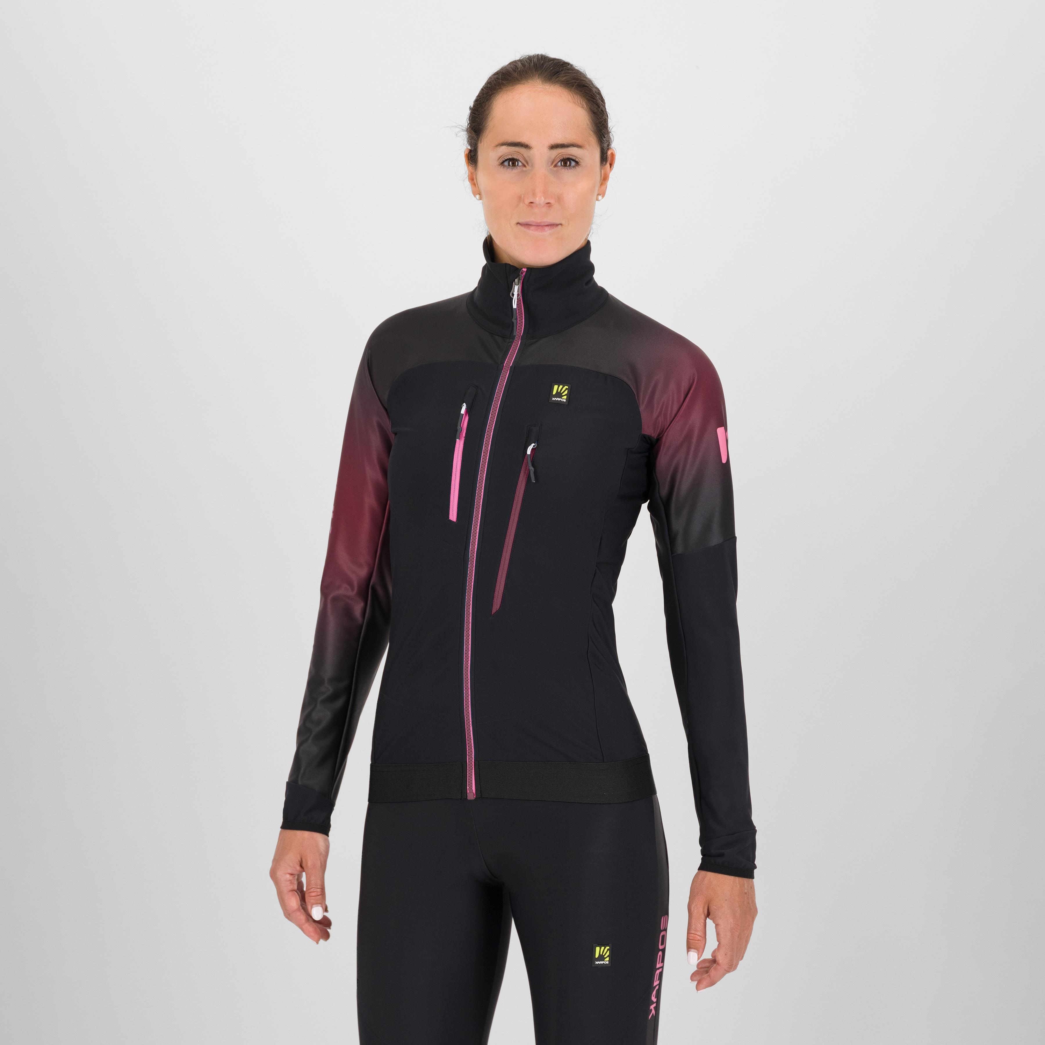 Alagna 2.0 w jacket - black/crimson/pink power - karpos