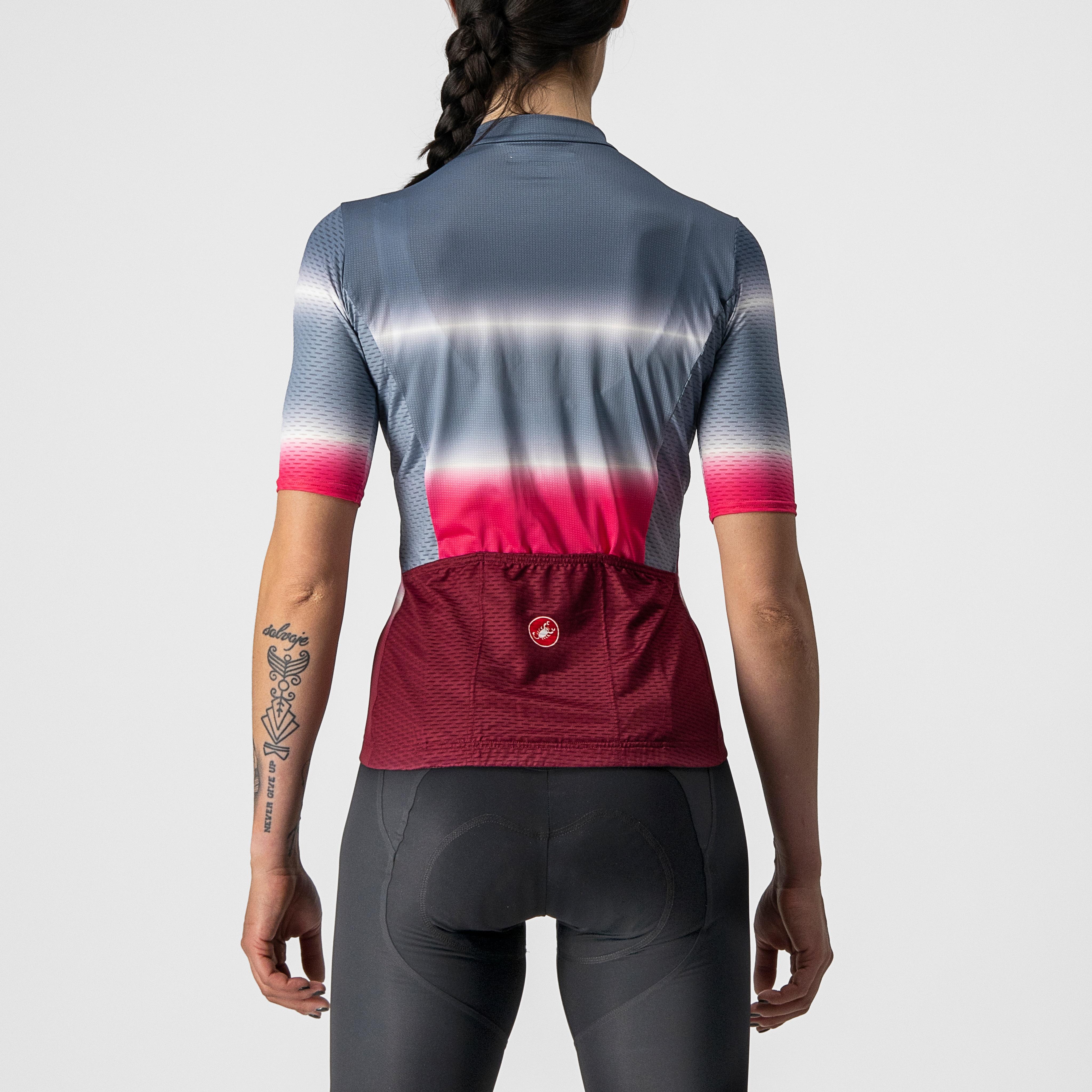 Dolce jersey - light steel blue/bordeaux - castelli