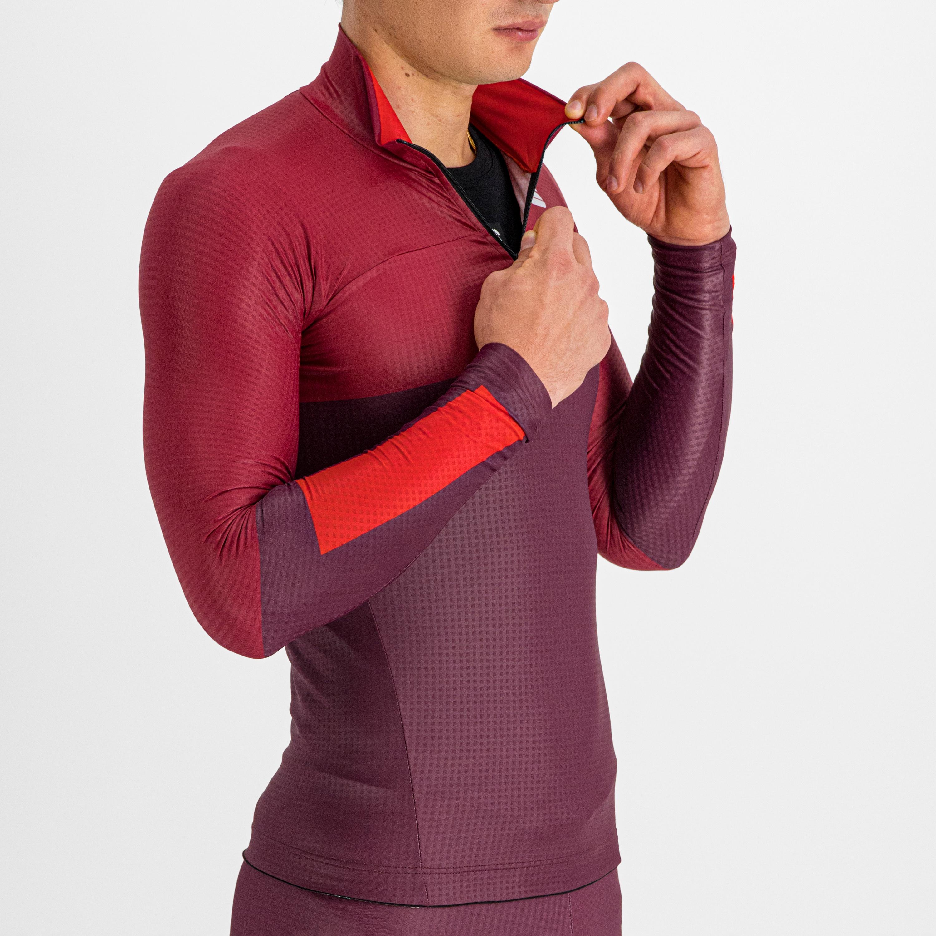 Apex jersey - red wine / red rumba - sportful