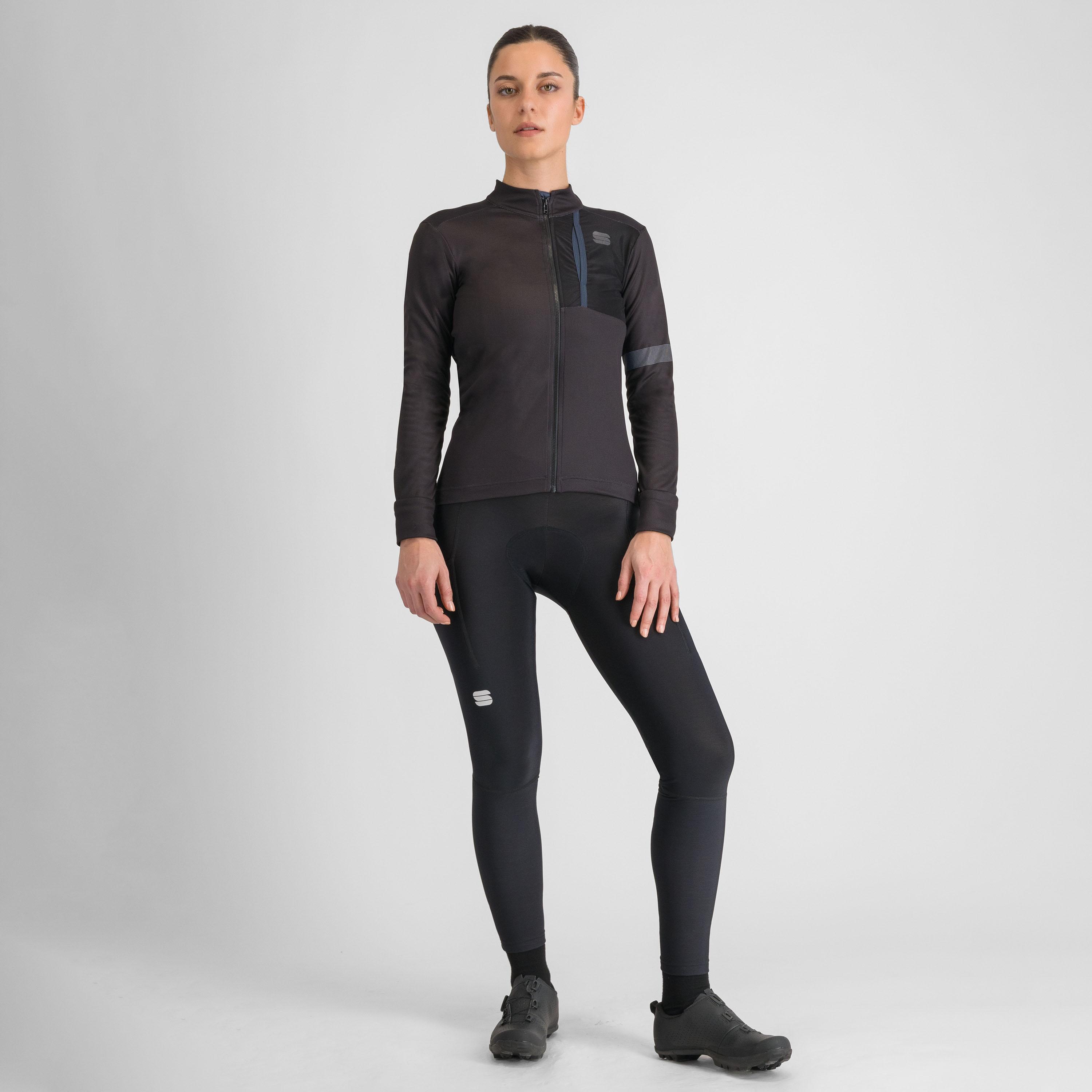 Supergiara woman thermal jersey - black - sportful