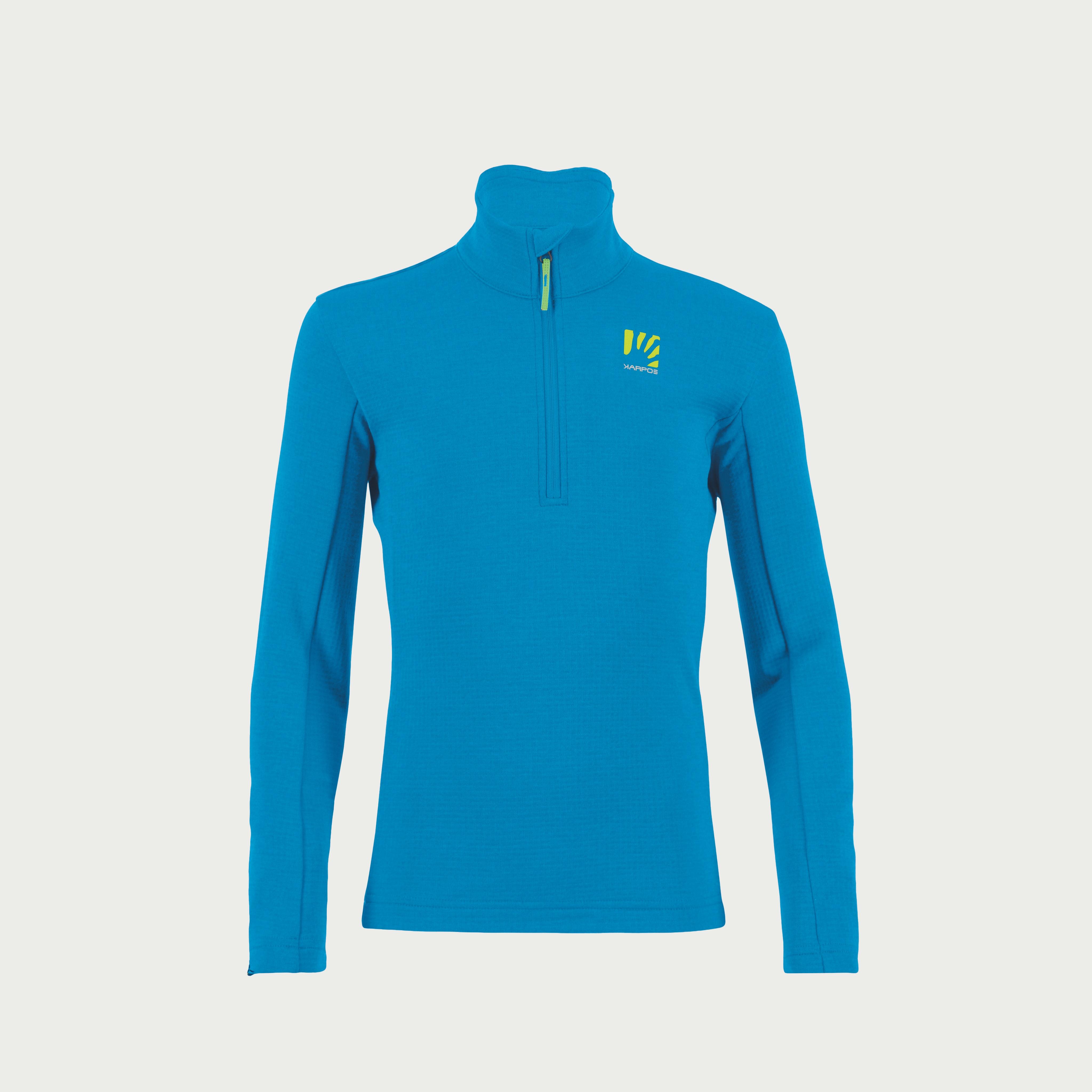 Pizzocco kid half-zip fleece - diva blue - karpos