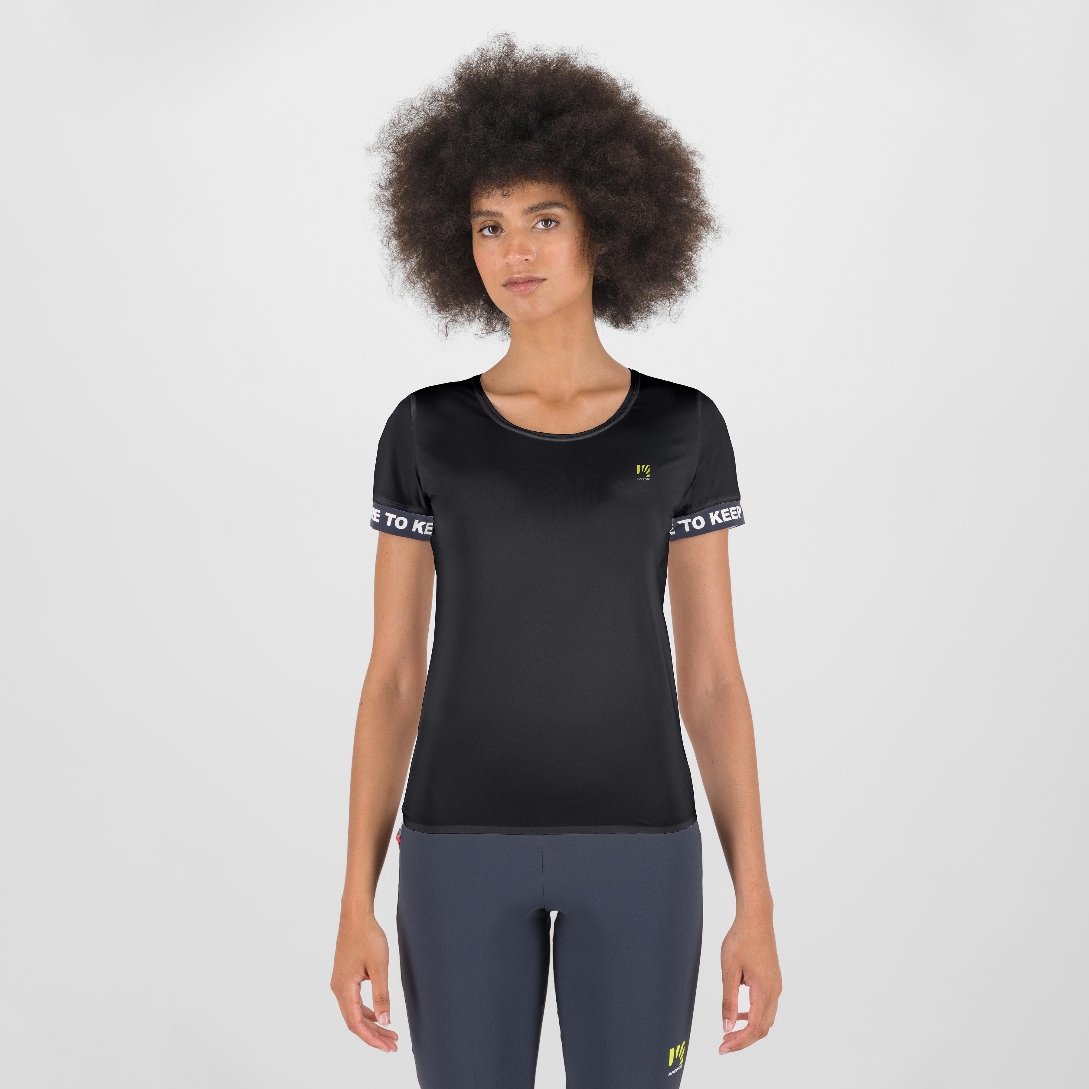 Easyfrizz w t-shirt - black/ombre blue - karpos