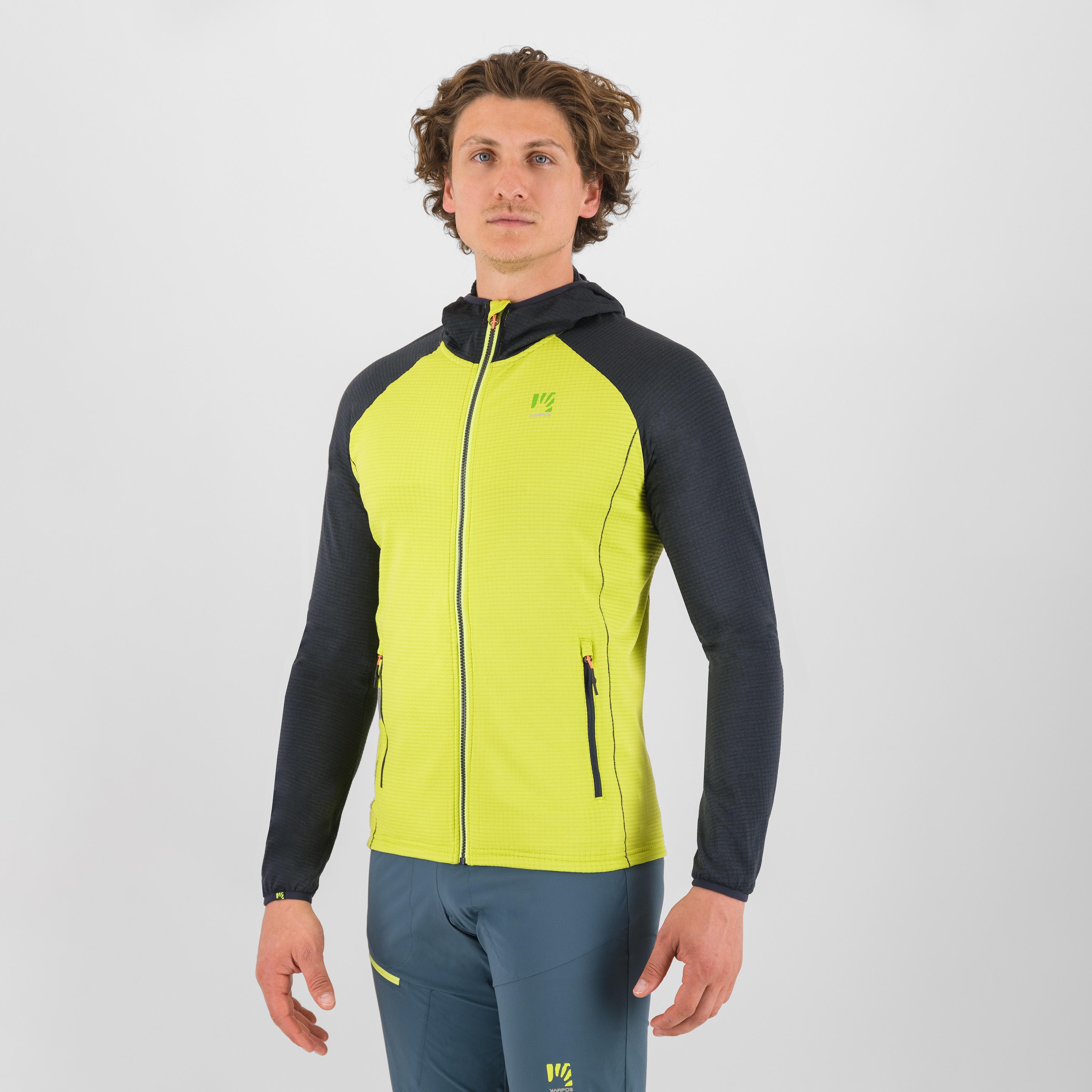 Ambrizzola full-zip hoodie - primrose/vulcan - karpos