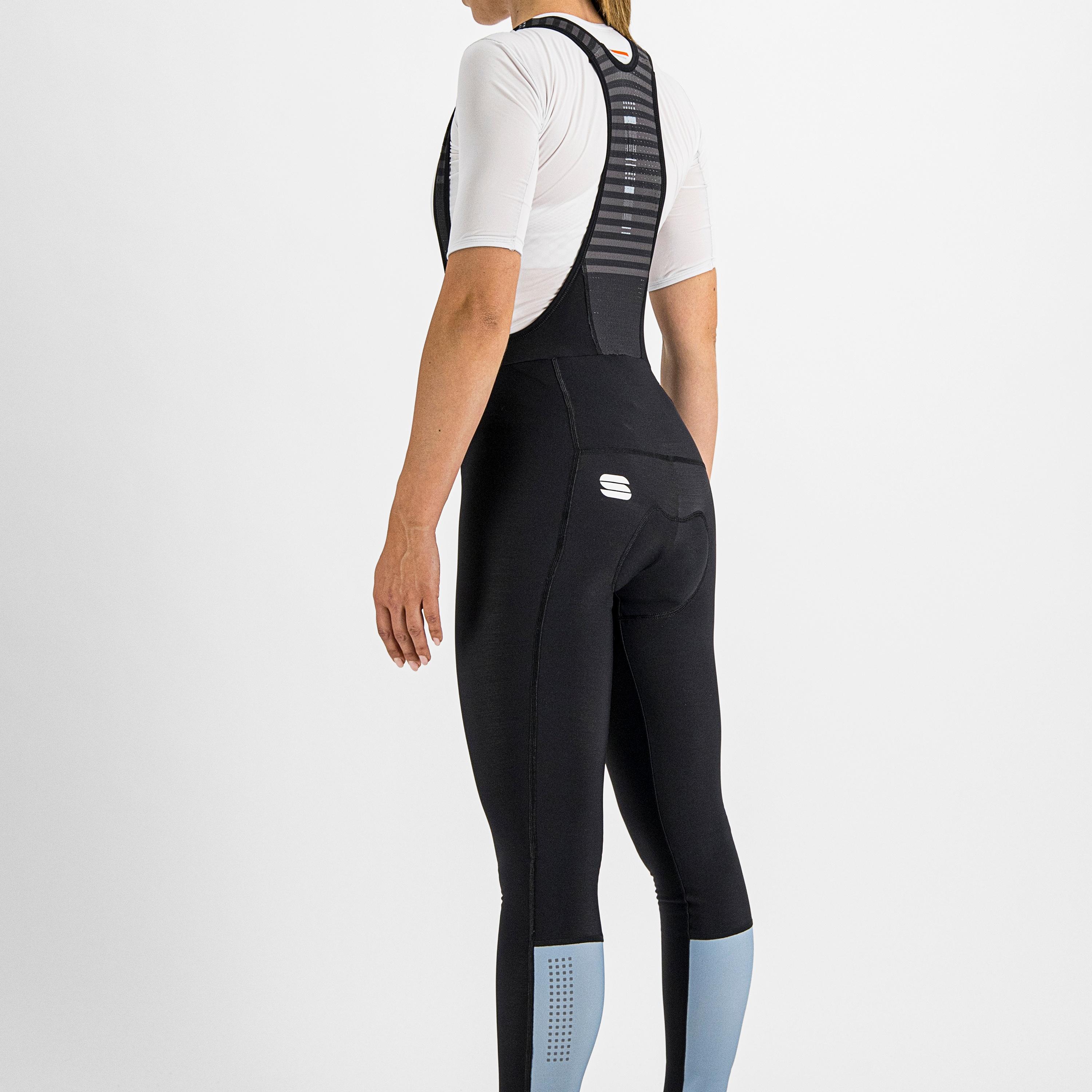 Classic woman bibtight - black ice - sportful