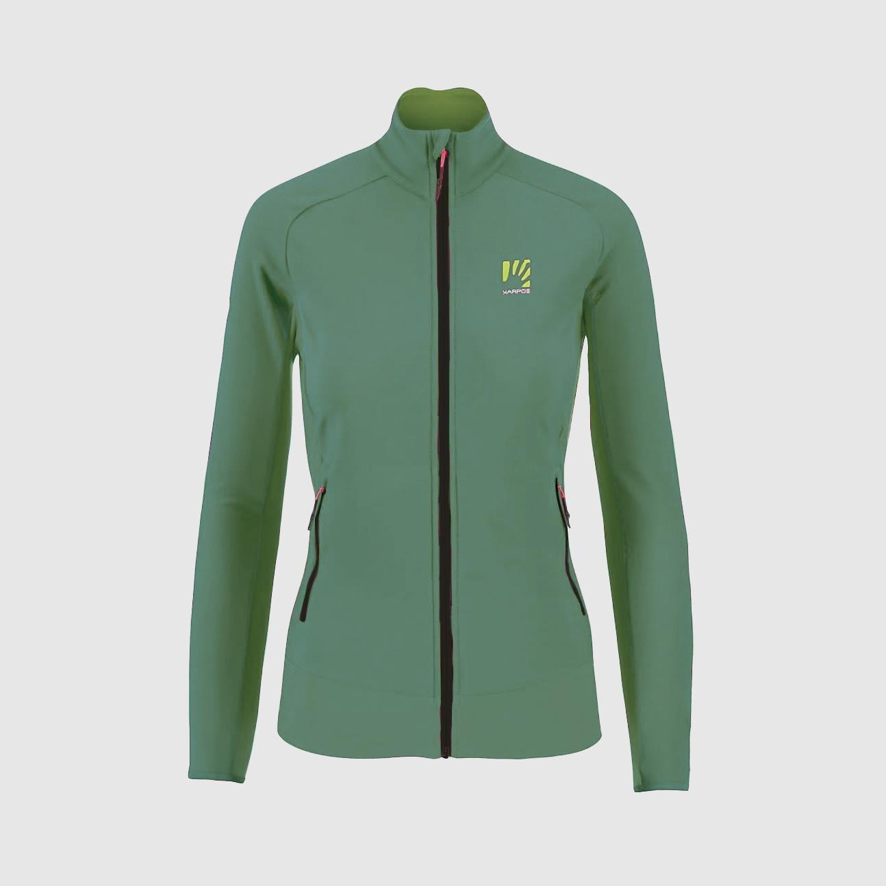 Santino w full zip fleece - frosty spruge - karpos