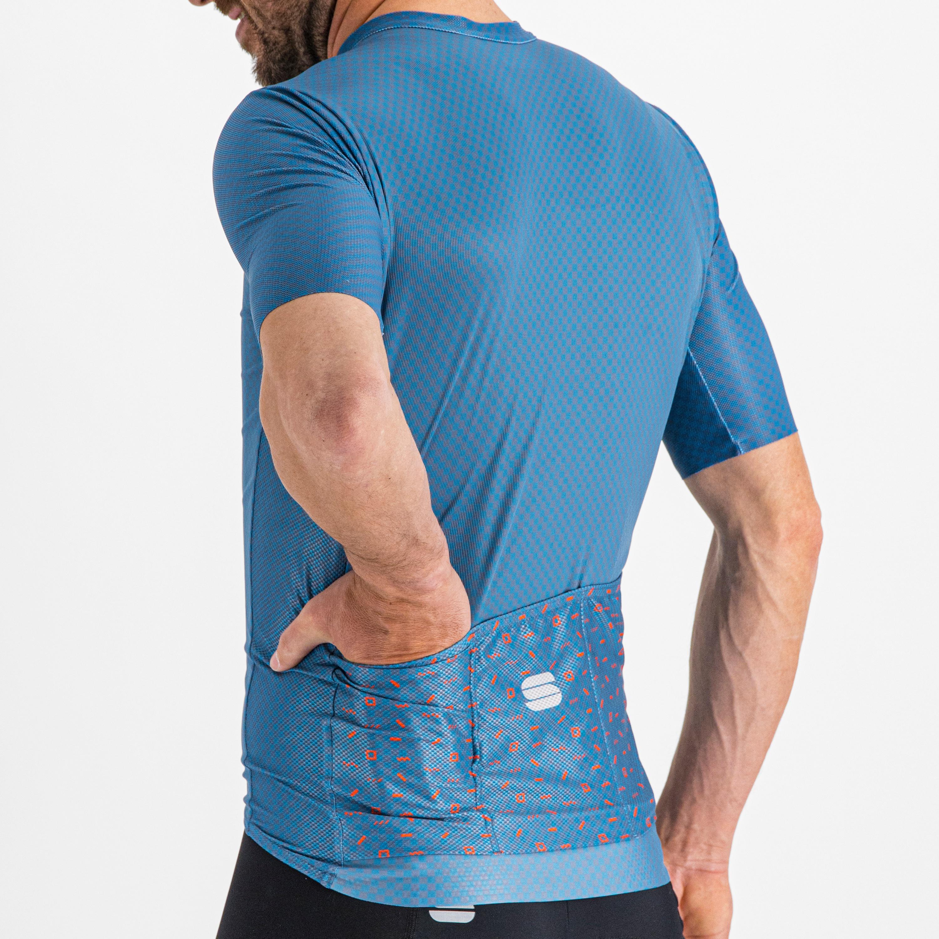 Checkmate jersey - blue sea berry blue - sportful