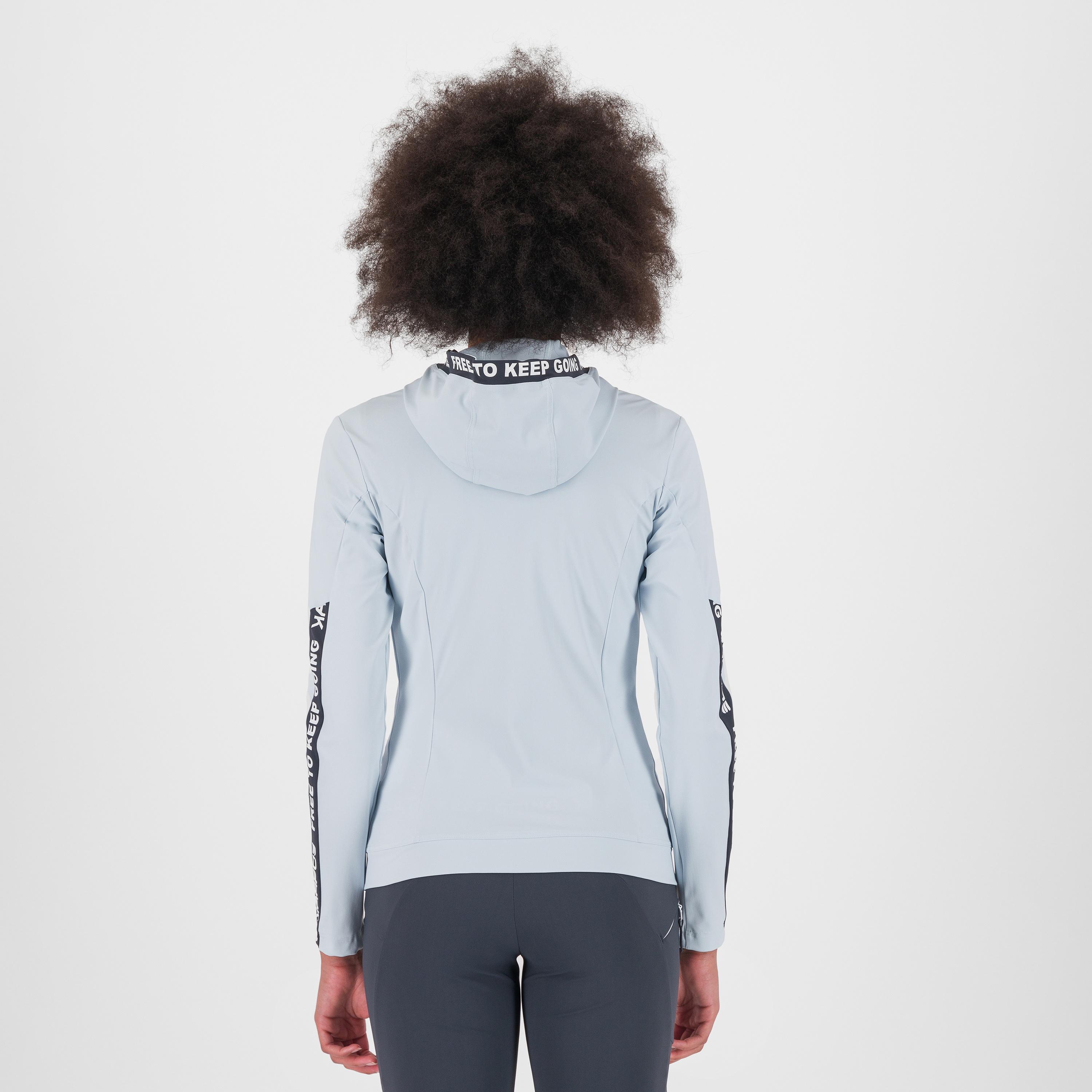 Easyfrizz w full-zip hoodie - skywriting/ombre blue - karpos
