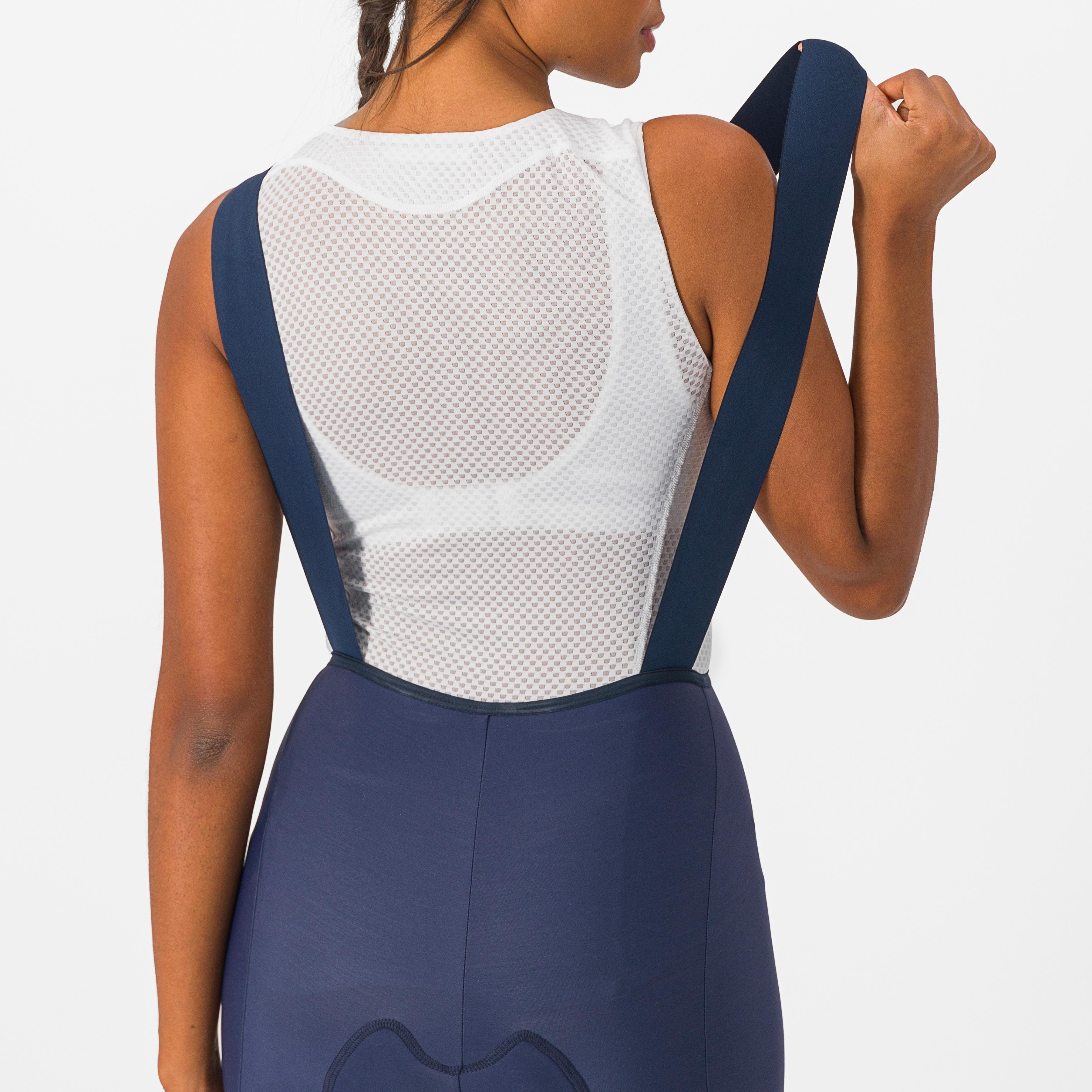 Velocissima dt bibtight - belgian blue/silver reflex - castelli