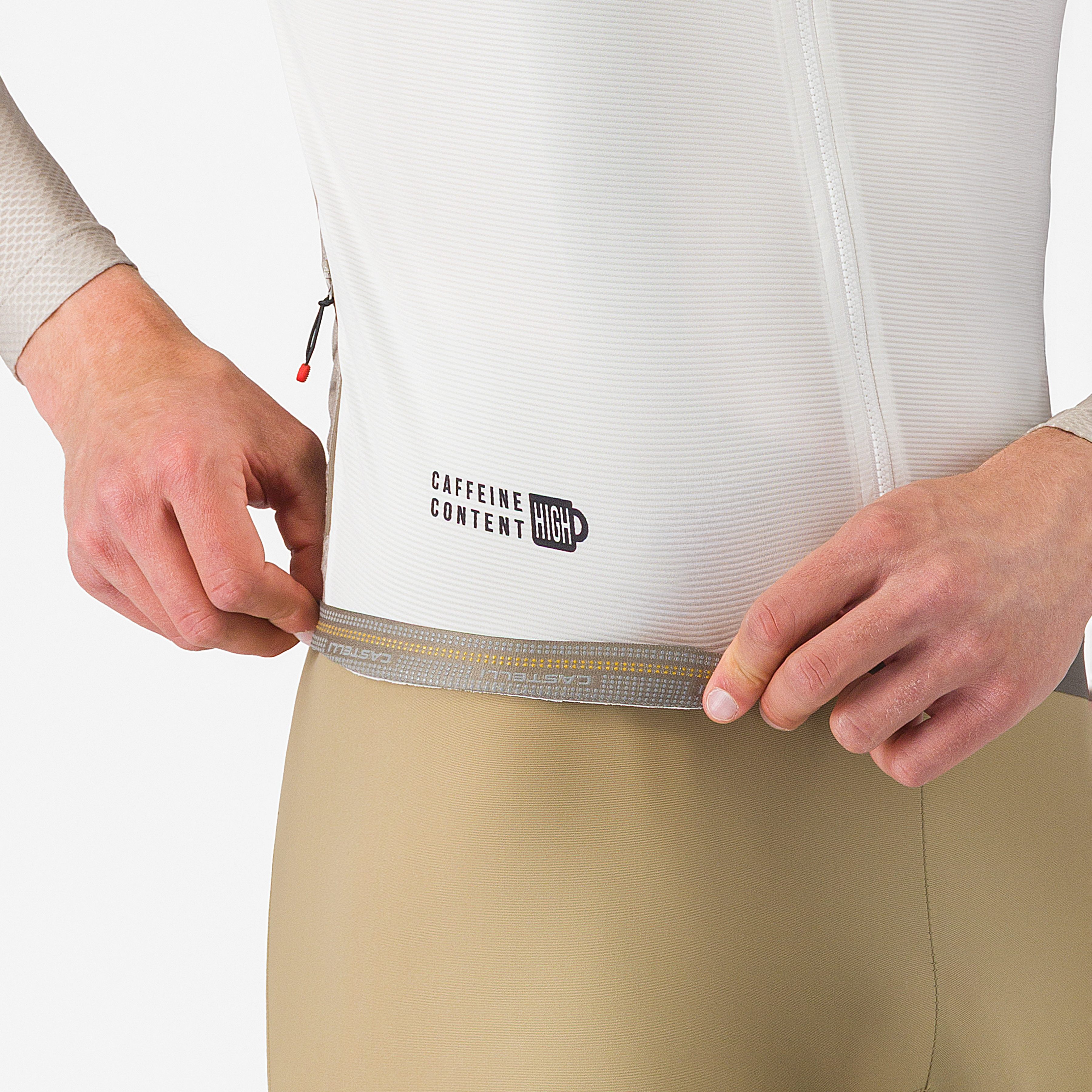 Corretto ls jersey - ivory/clay-black - castelli