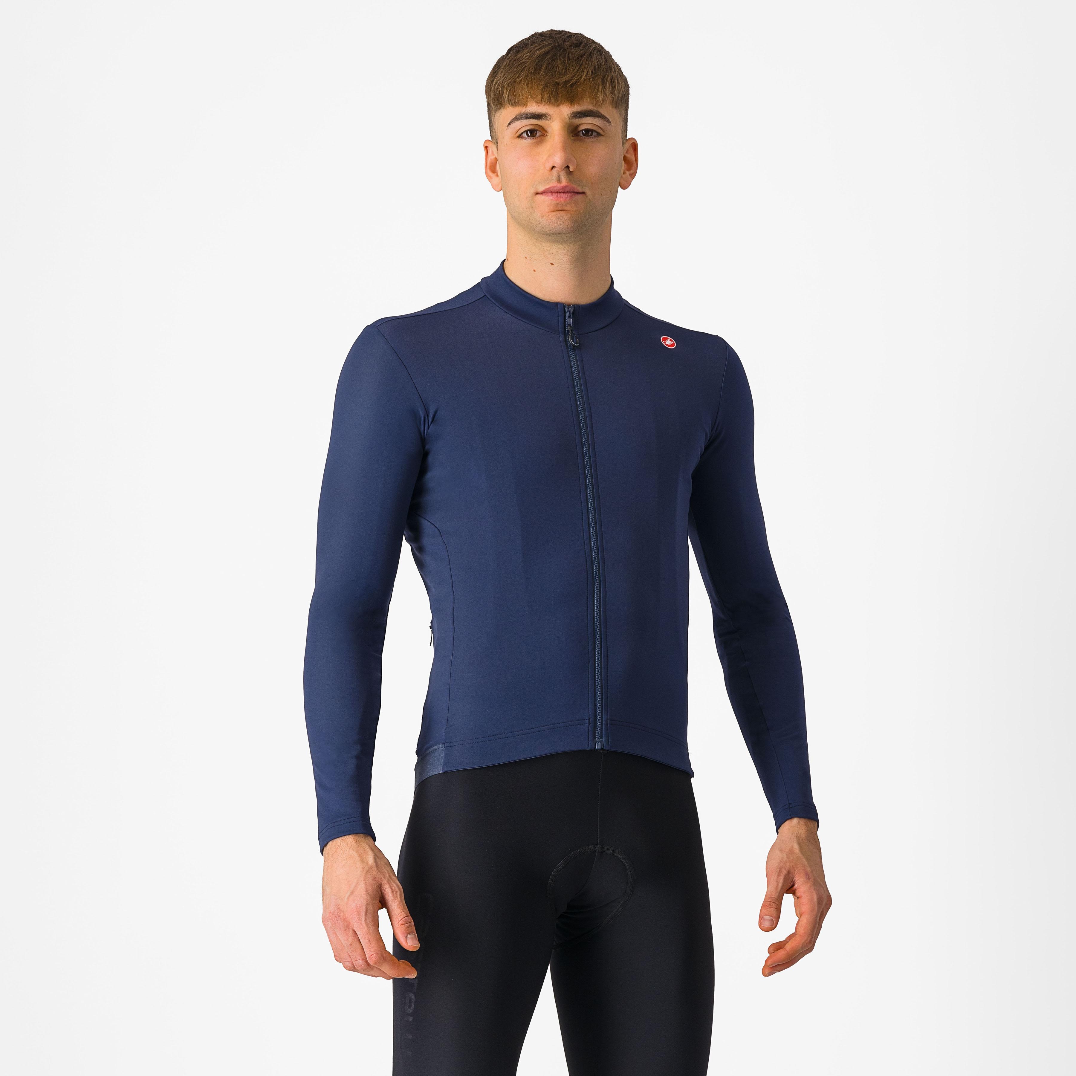 Espresso thermal jersey - belgian blue - castelli