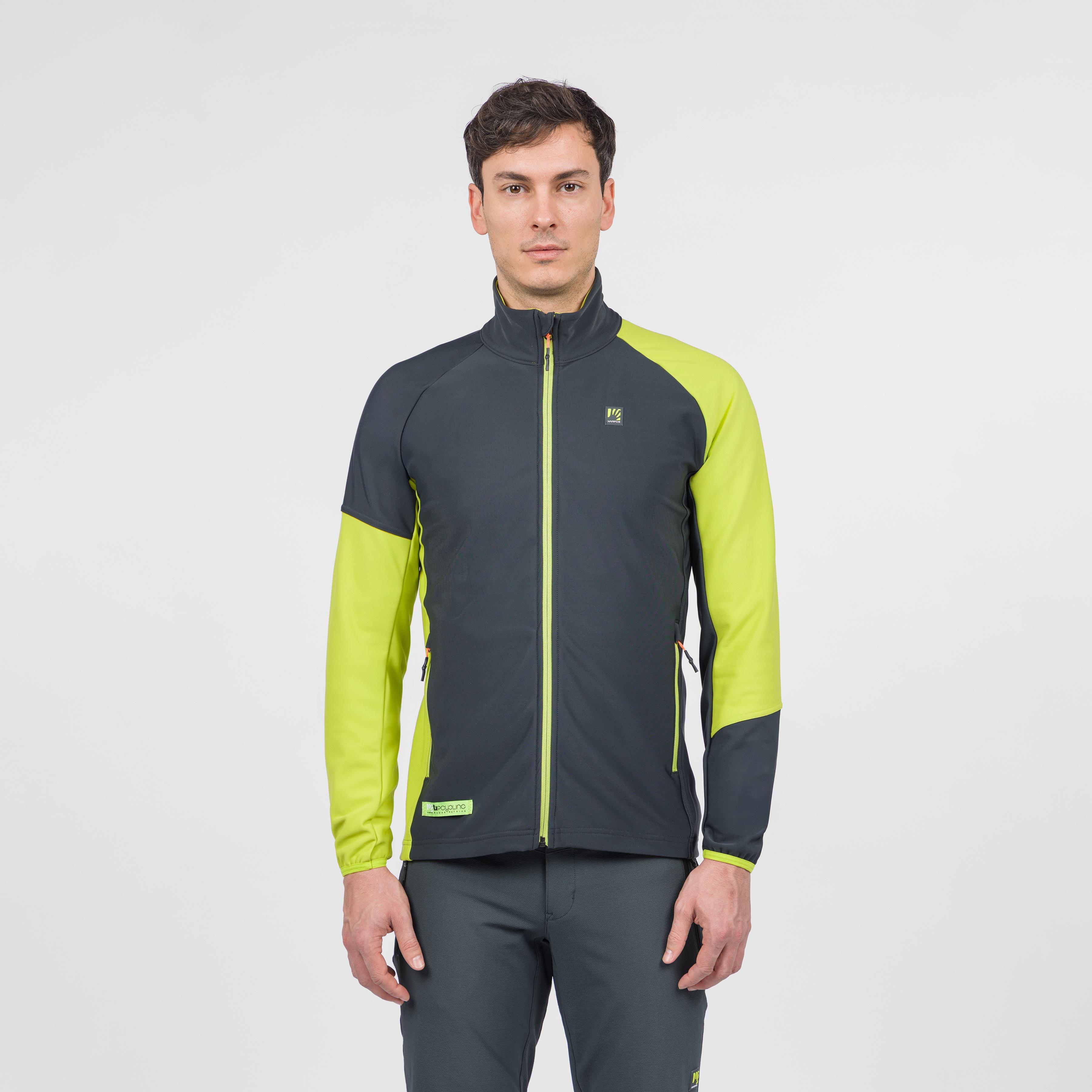Santino full-zip fleece - dark grey green - karpos