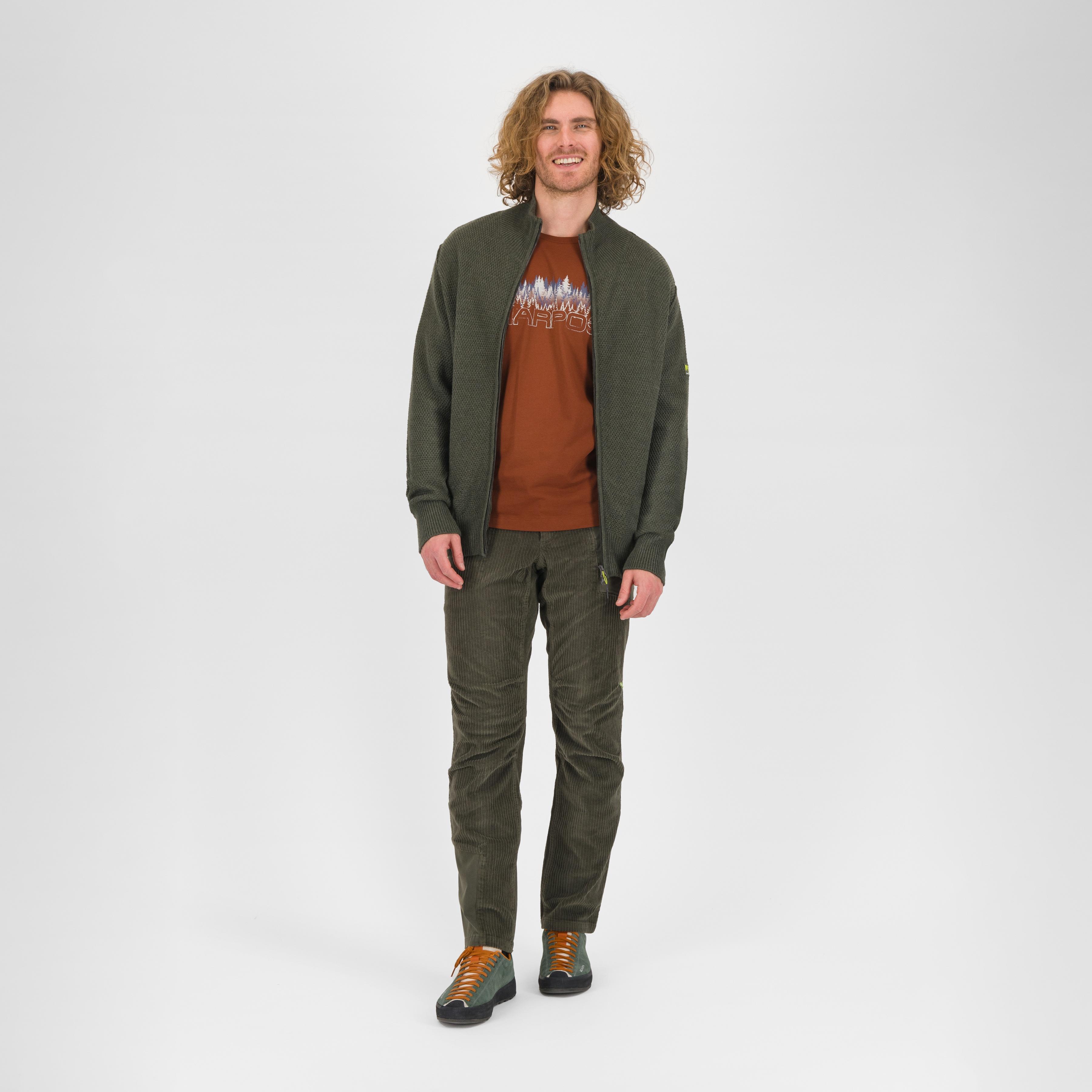 Ermellino full zip sweater - deep depths - karpos