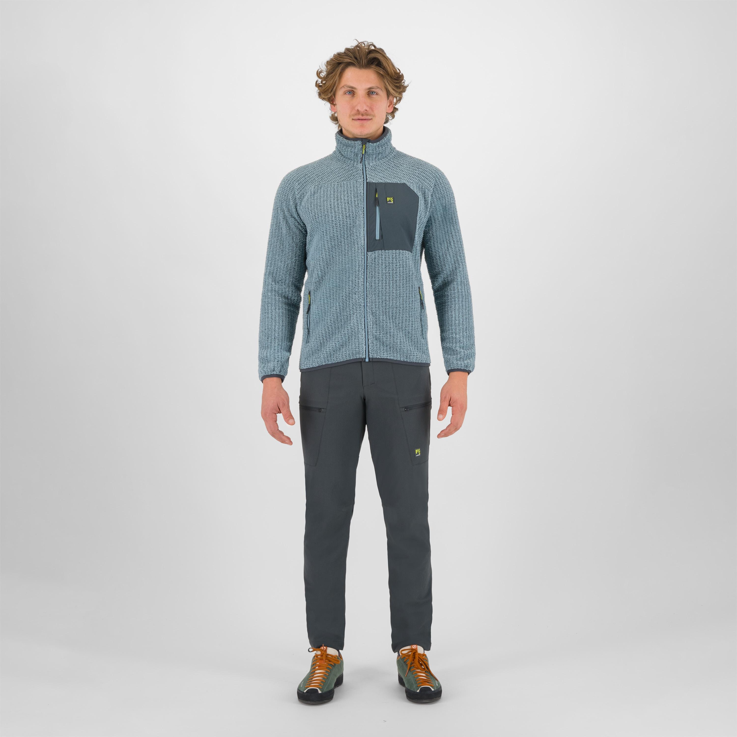 Rocchetta evo fleece - smoke blue/woodl.gray - karpos