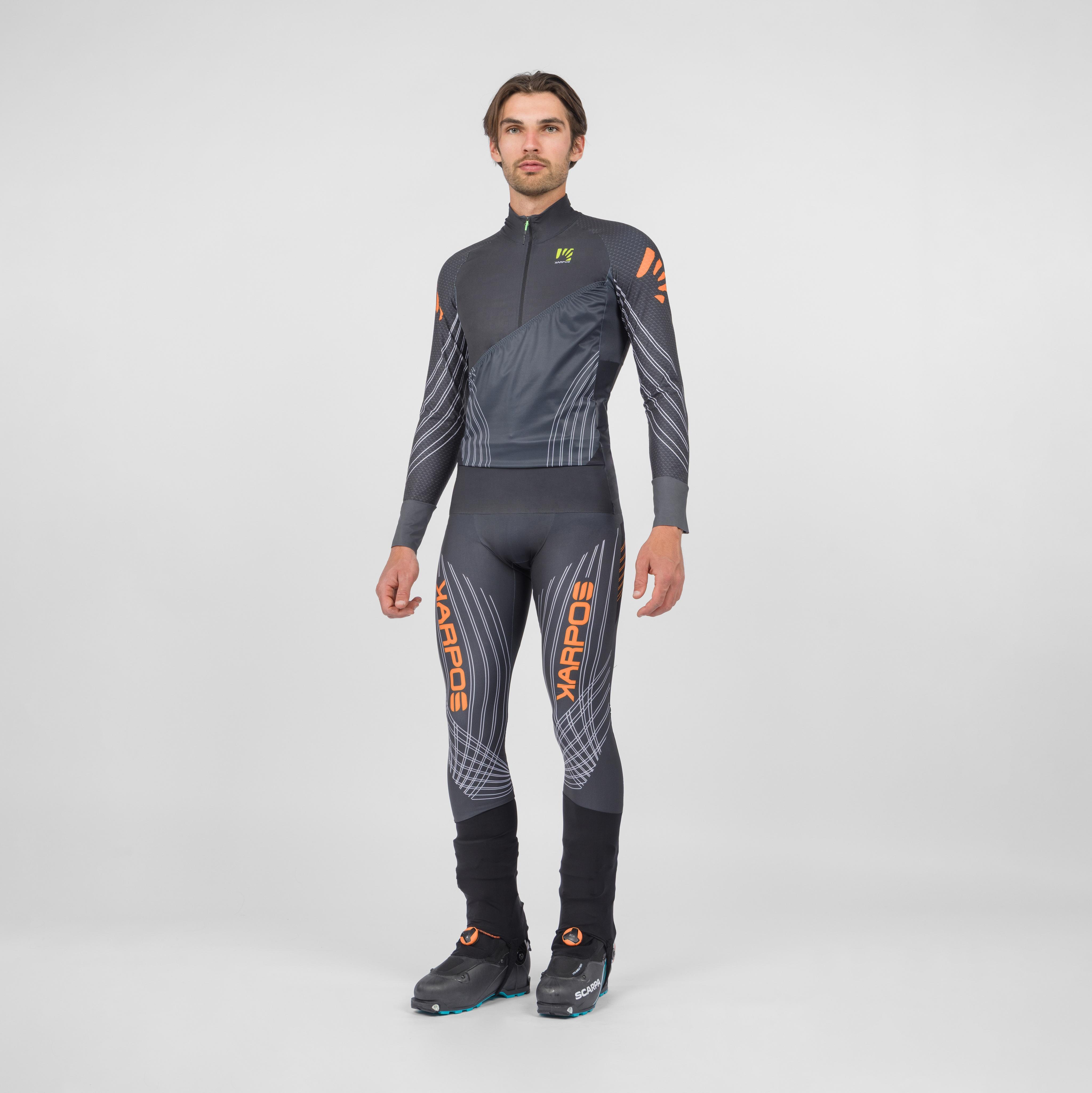 Sprint suit - woodl.gray/vibr.orange - karpos