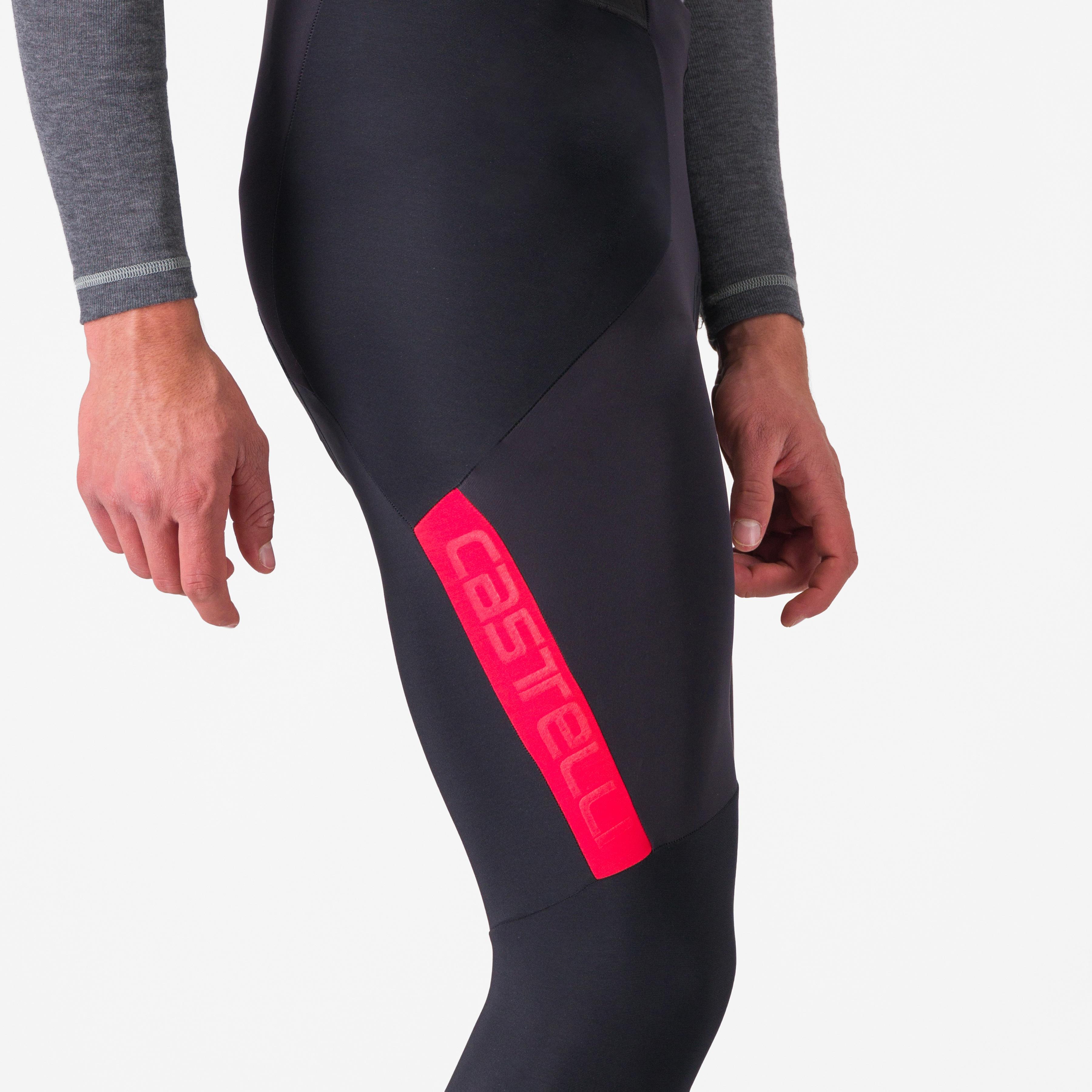 Sorpasso ros bibtight - black red - castelli