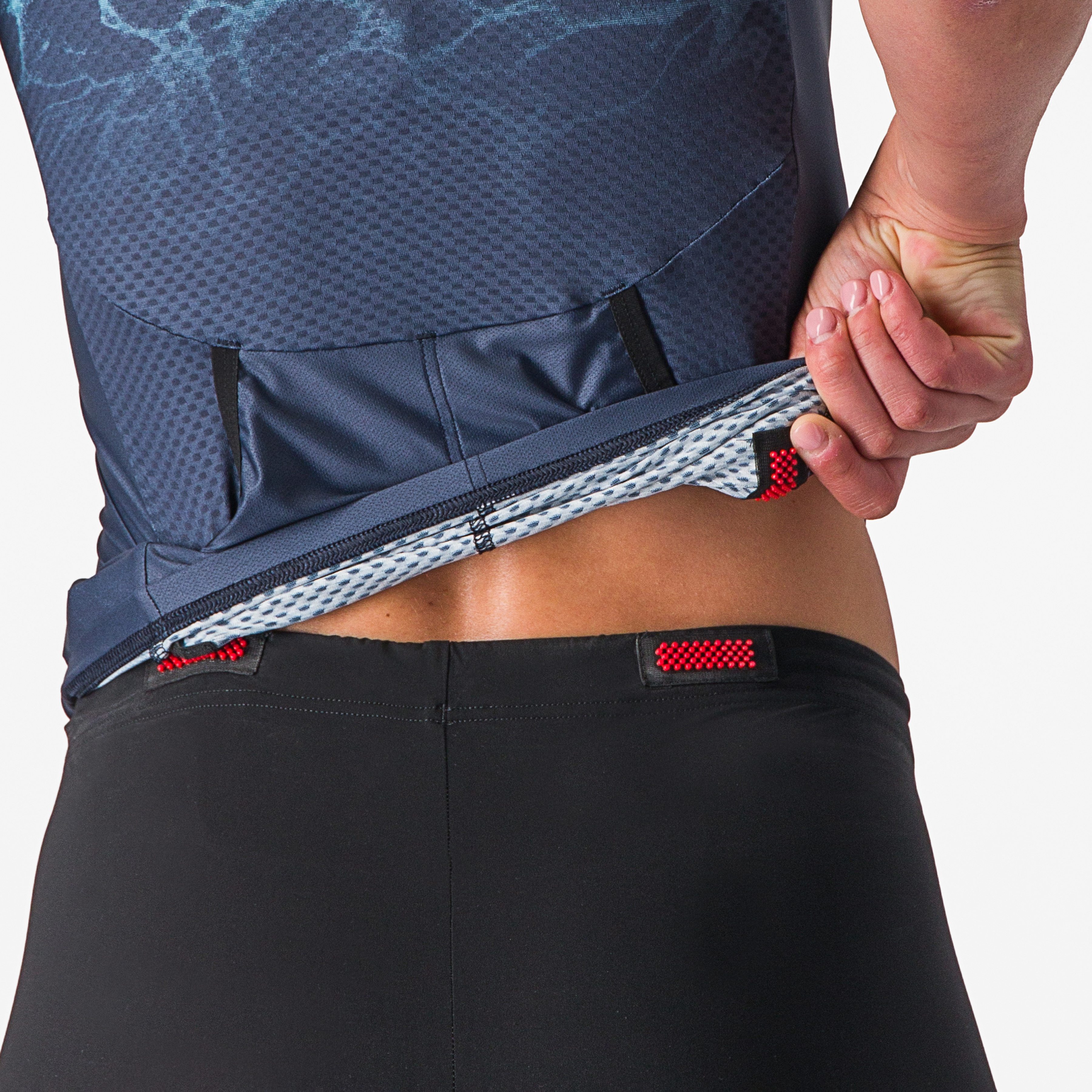 Free speed 2 w race top - belgian blue/light turquoise - castelli