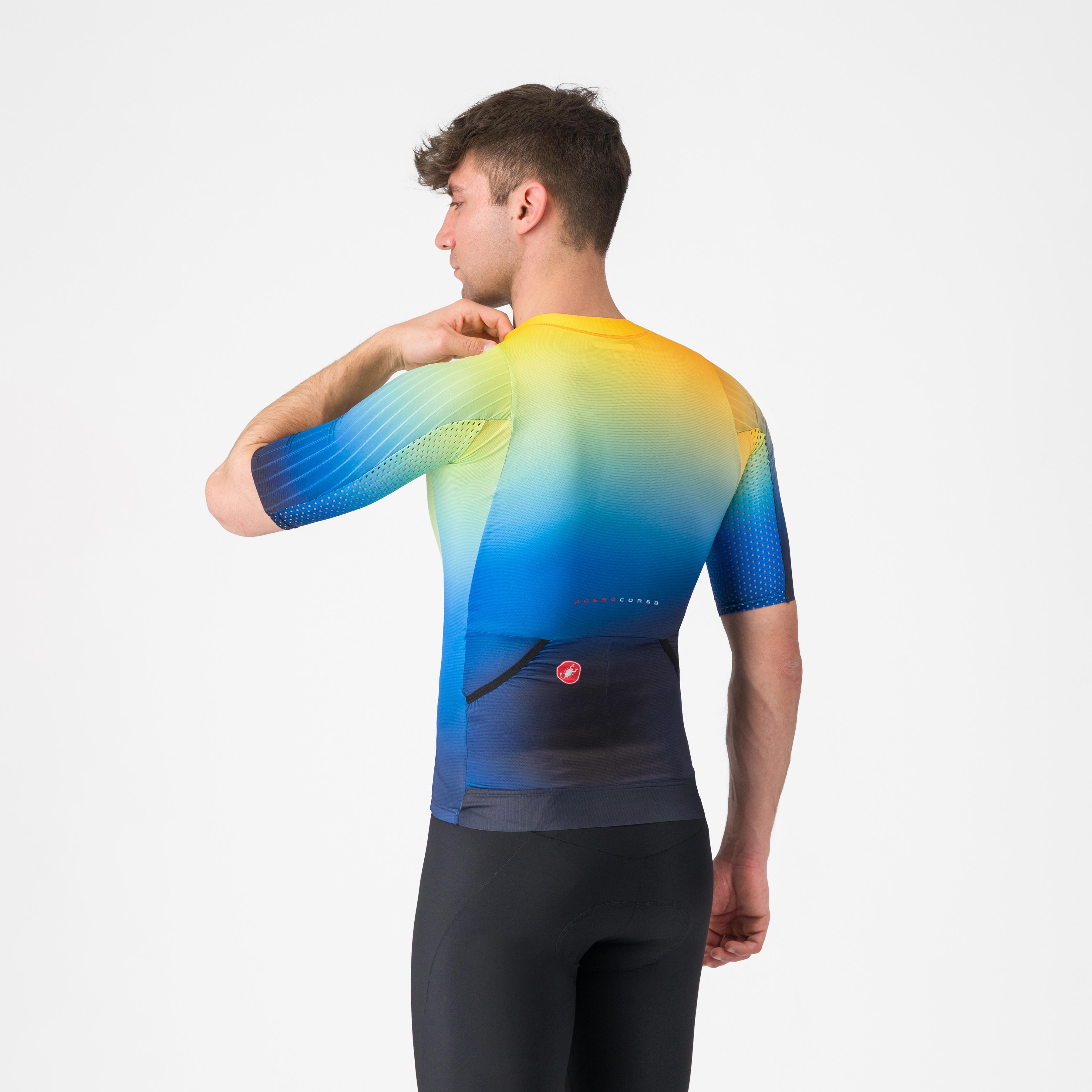 Free speed 3 race top - belgian blue/multicolor vivid - castelli