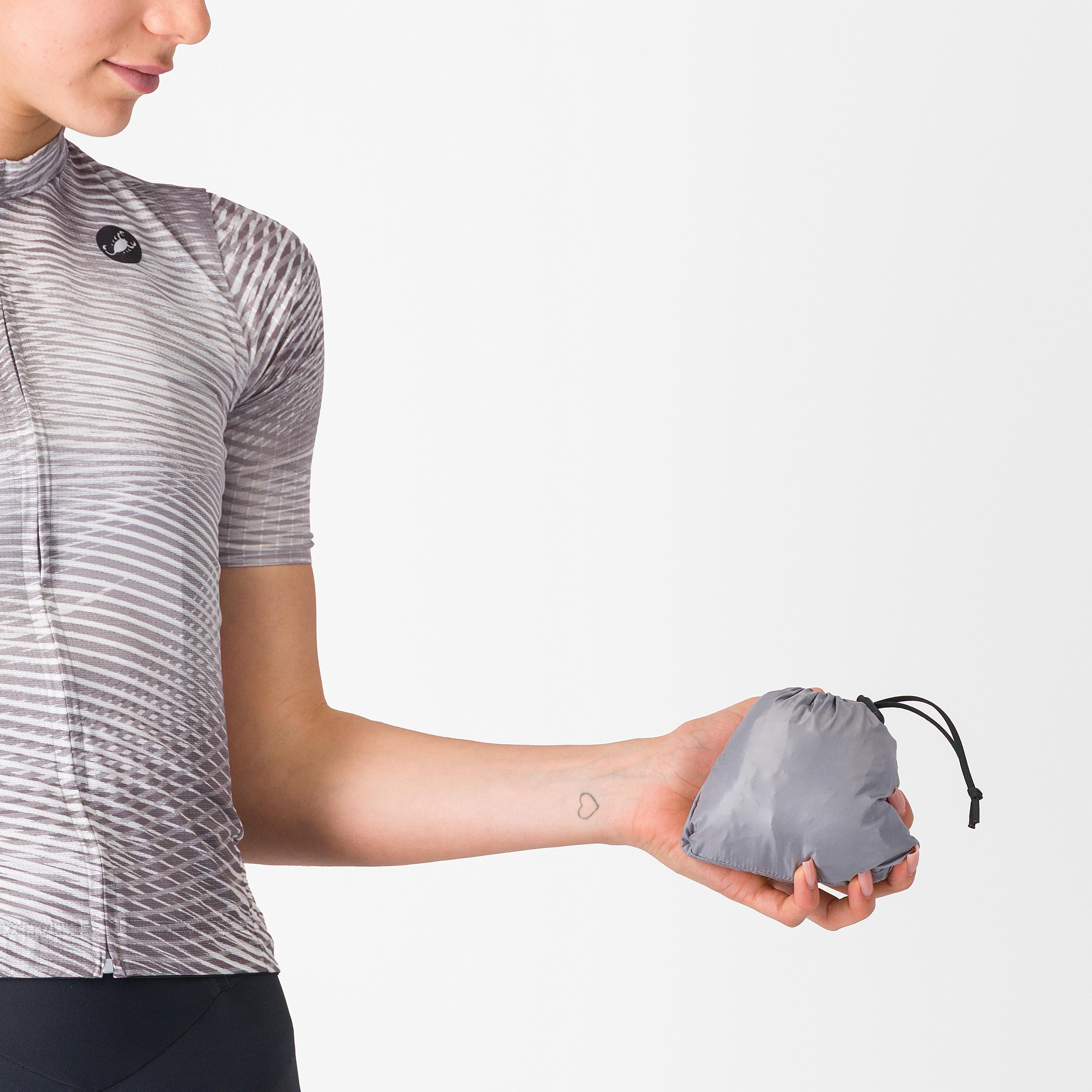 Aria shell 2 w jacket - silver gray - castelli