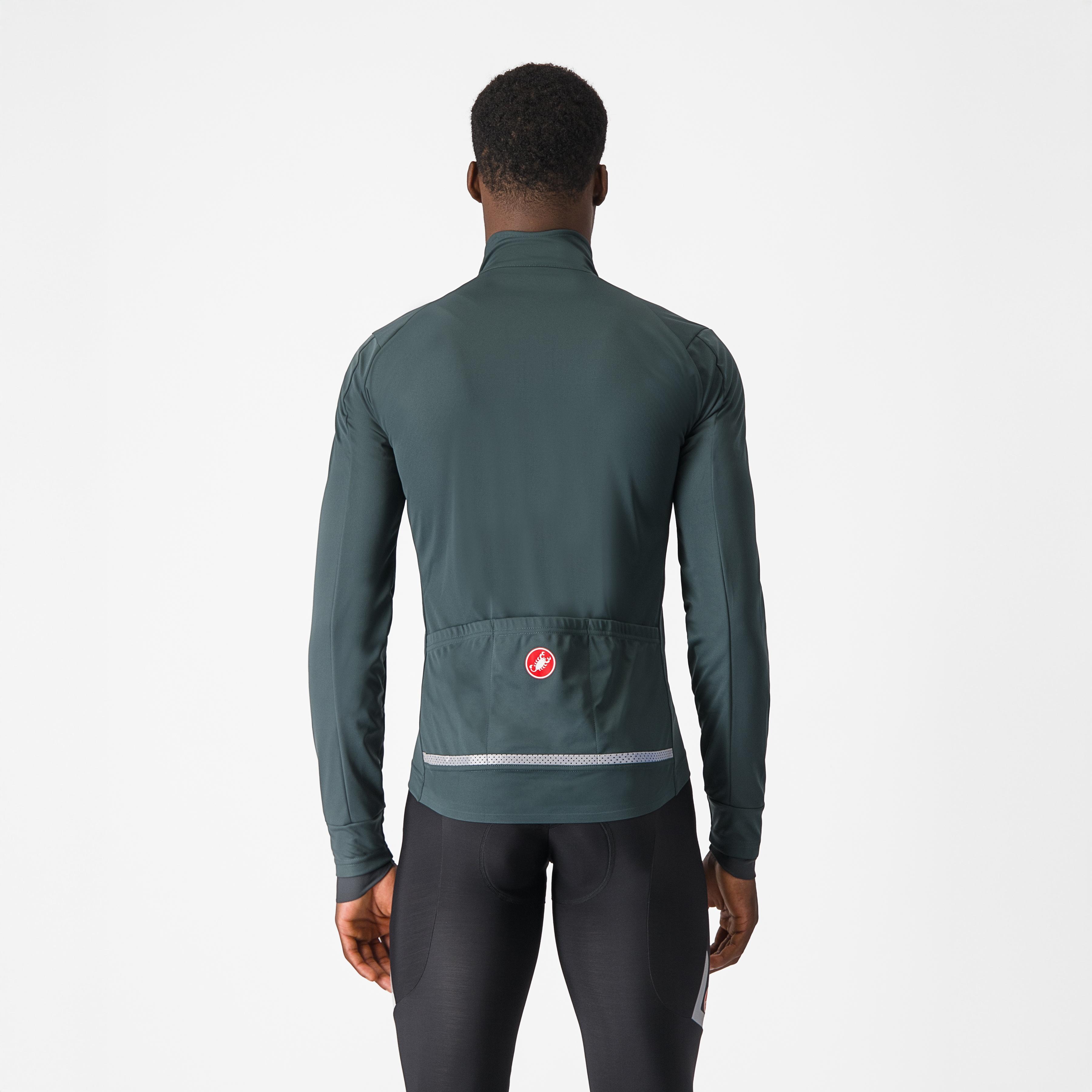 Go jacket - rover green/red orange - castelli