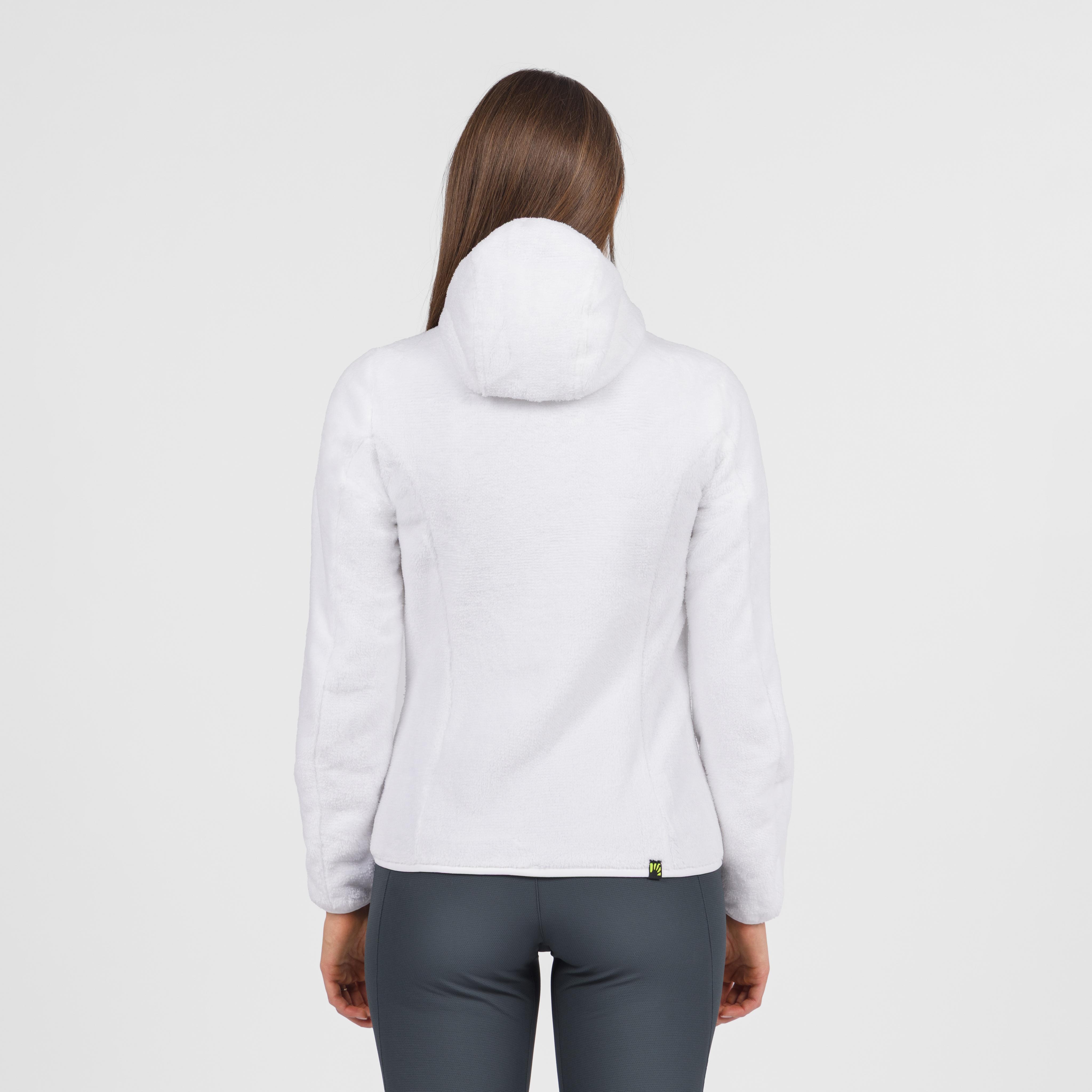 Vertice hoodie w fleece - bright white - karpos