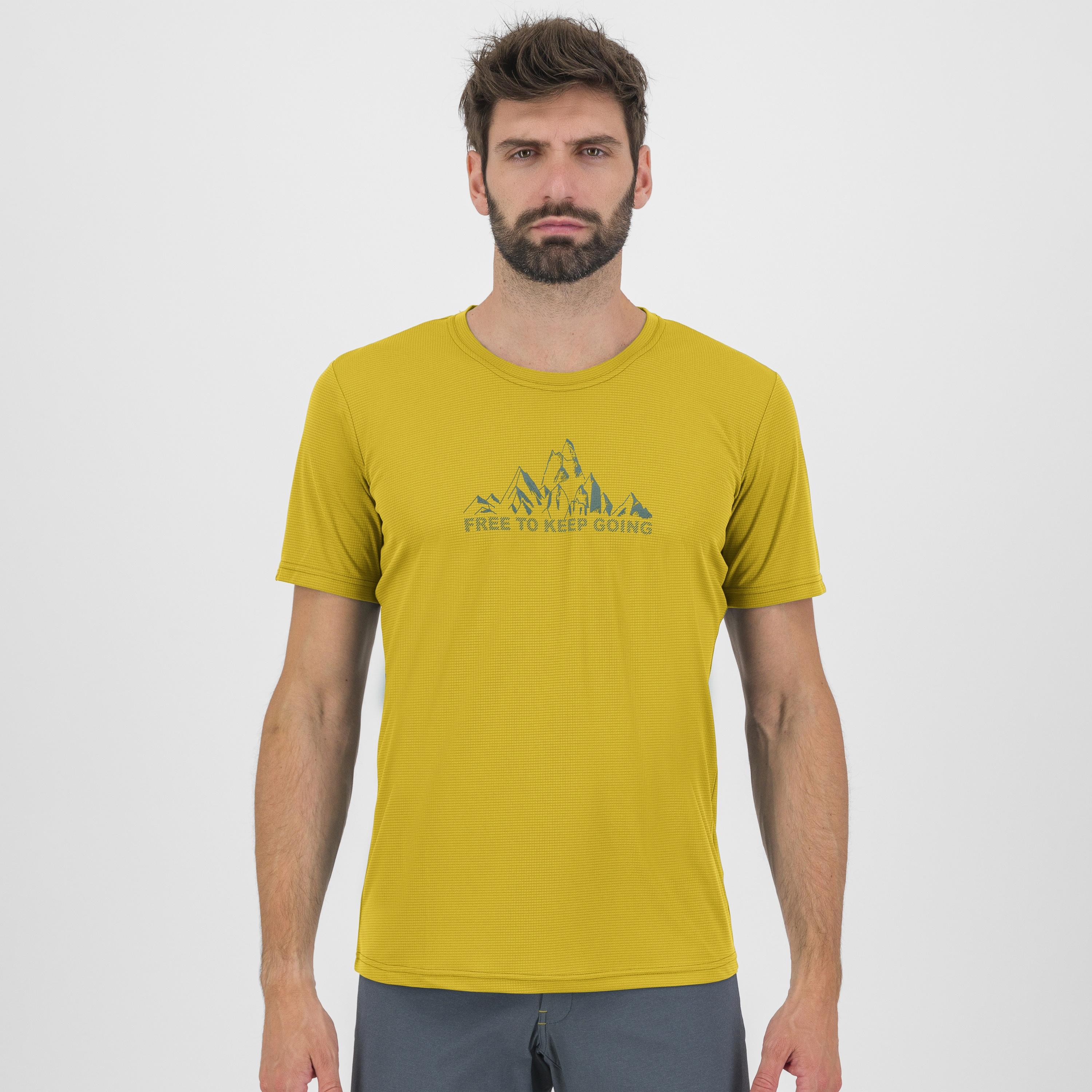 Loma  print jersey - lemon curry - karpos