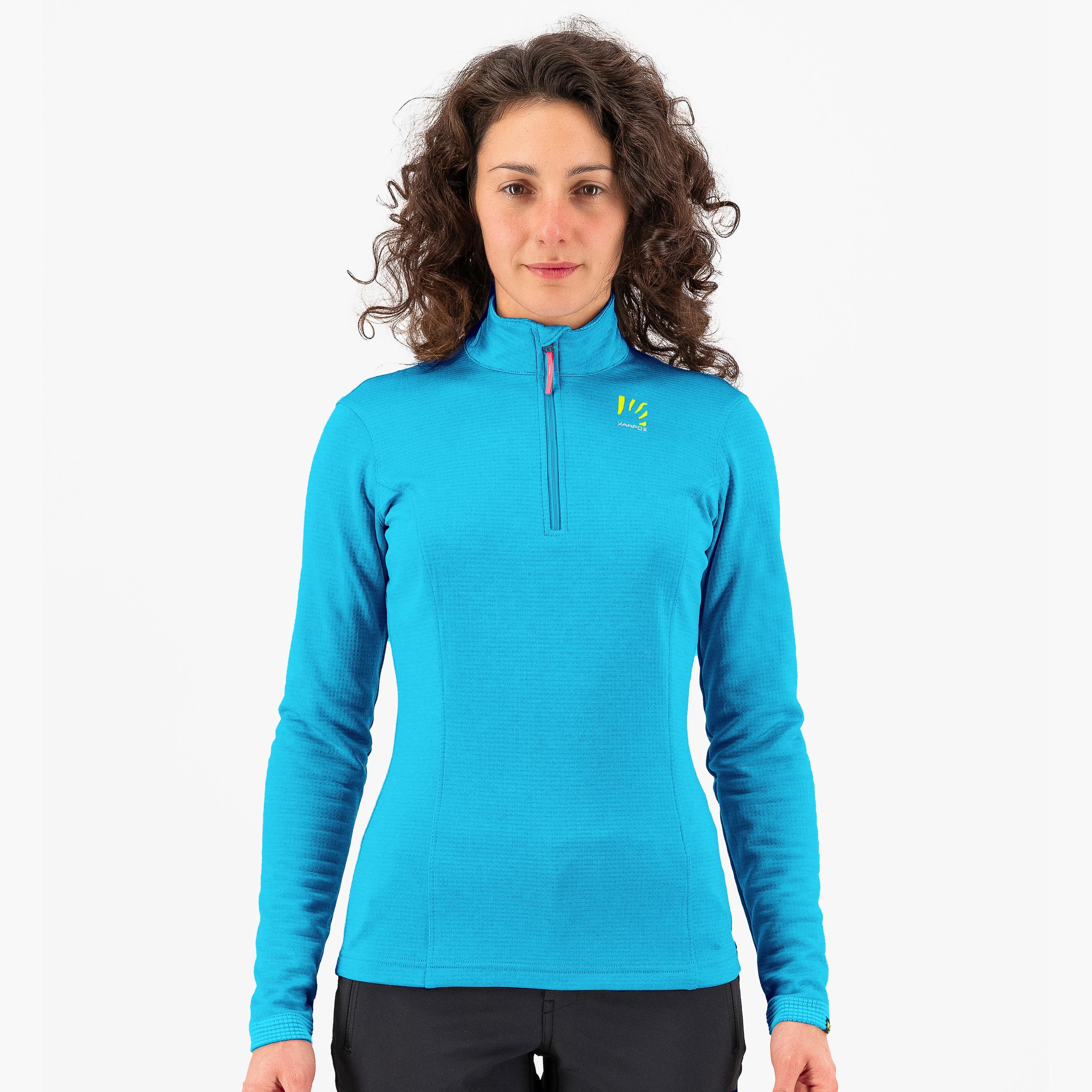 Pizzocco w half zip - blue atoll - karpos