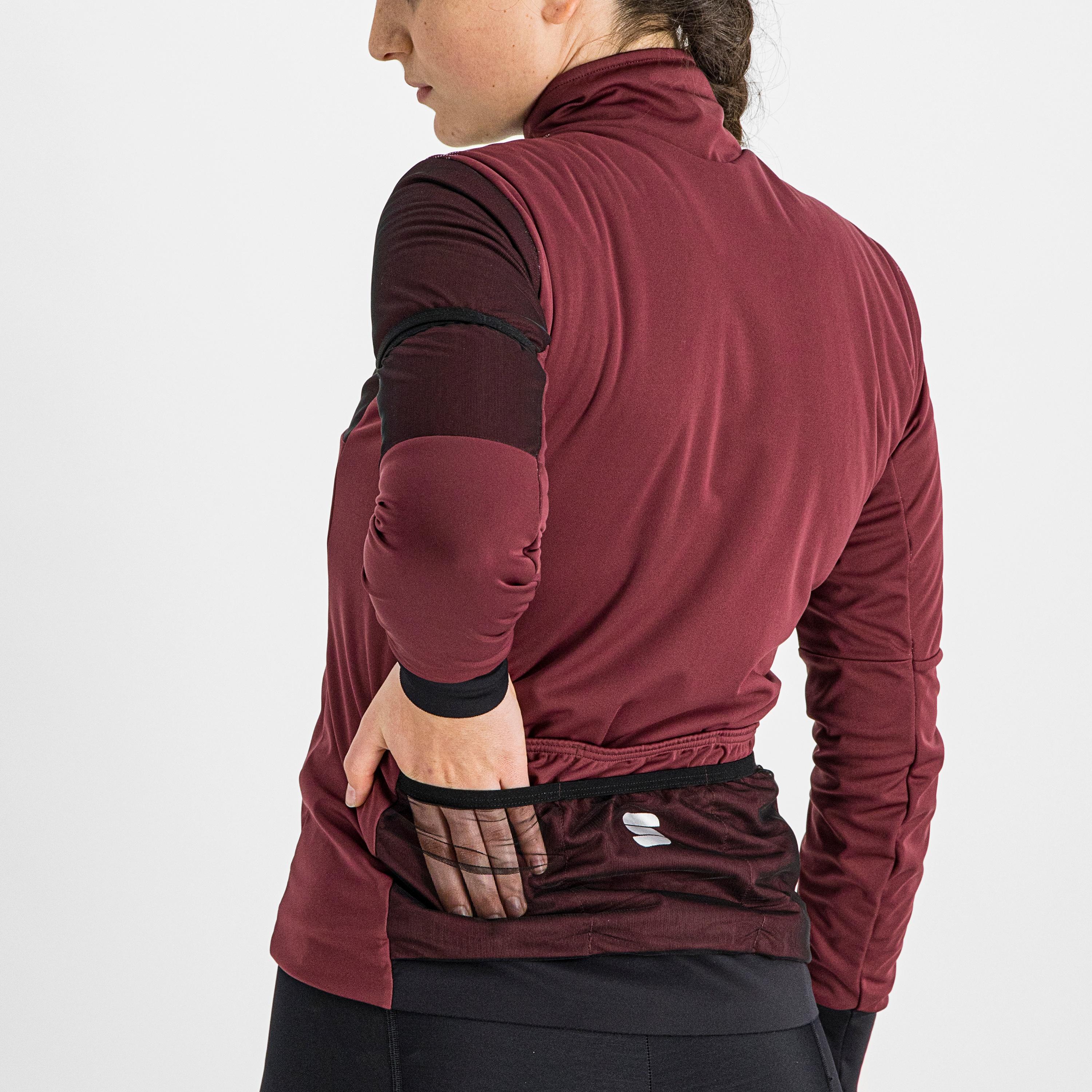 Supergiara w jacket - red wine - sportful