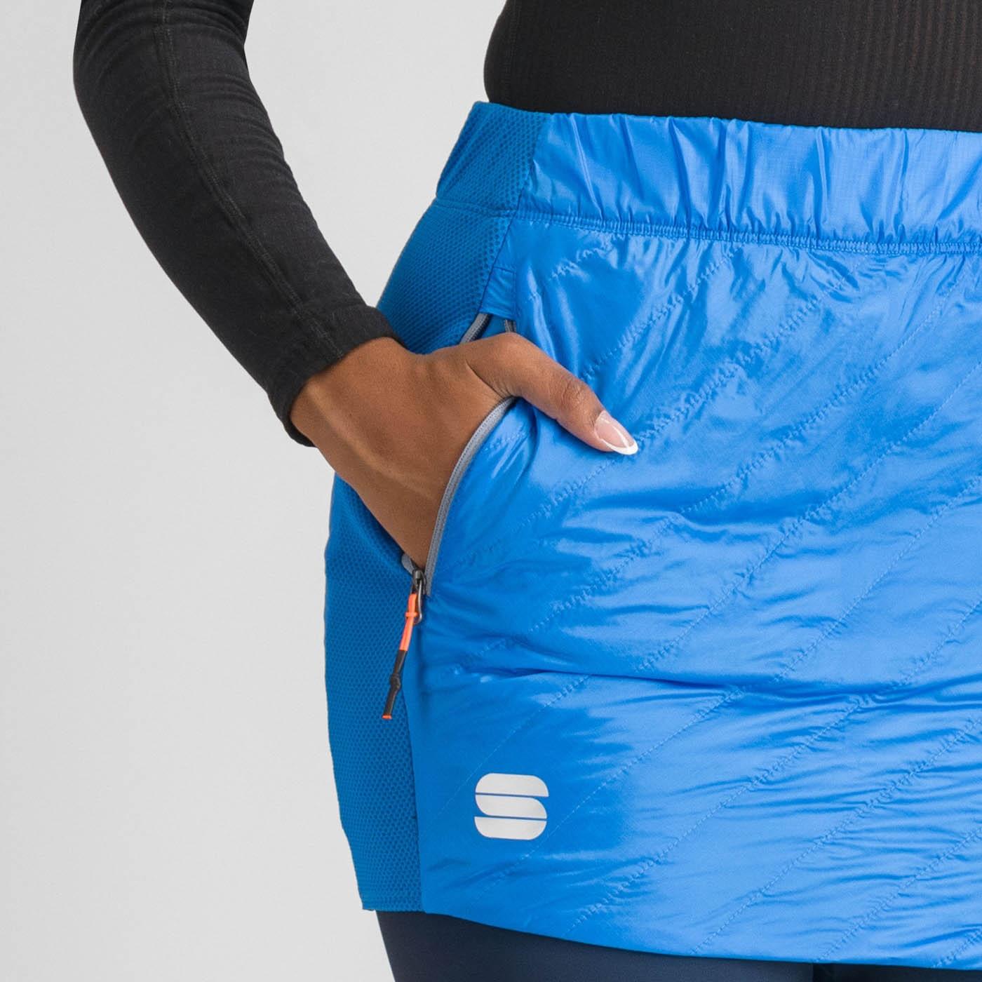 Rythmo skirt - brillant blue italy ble - sportful